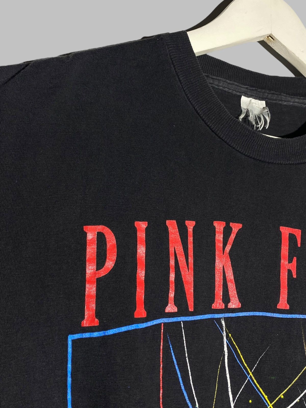 Band Tees × Pink Floyd × Vintage Vintage 1987 Pink Floyd Europe Tour Single Stitch T-Shirt Size US L / EU 52-54 / 3 - 6 Thumbnail