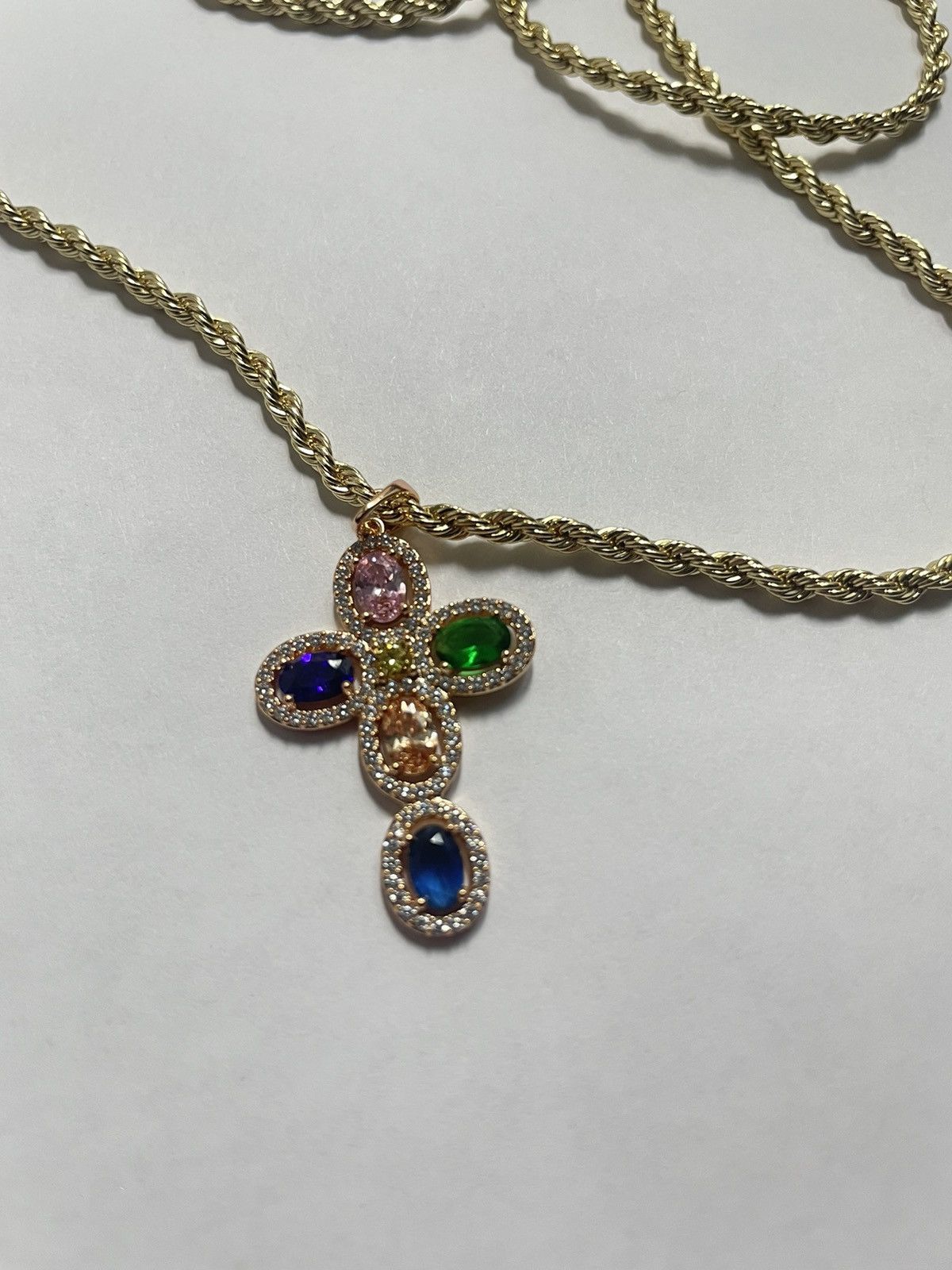 Vintage Gold cross chain Size ONE SIZE - 1 Thumbnail
