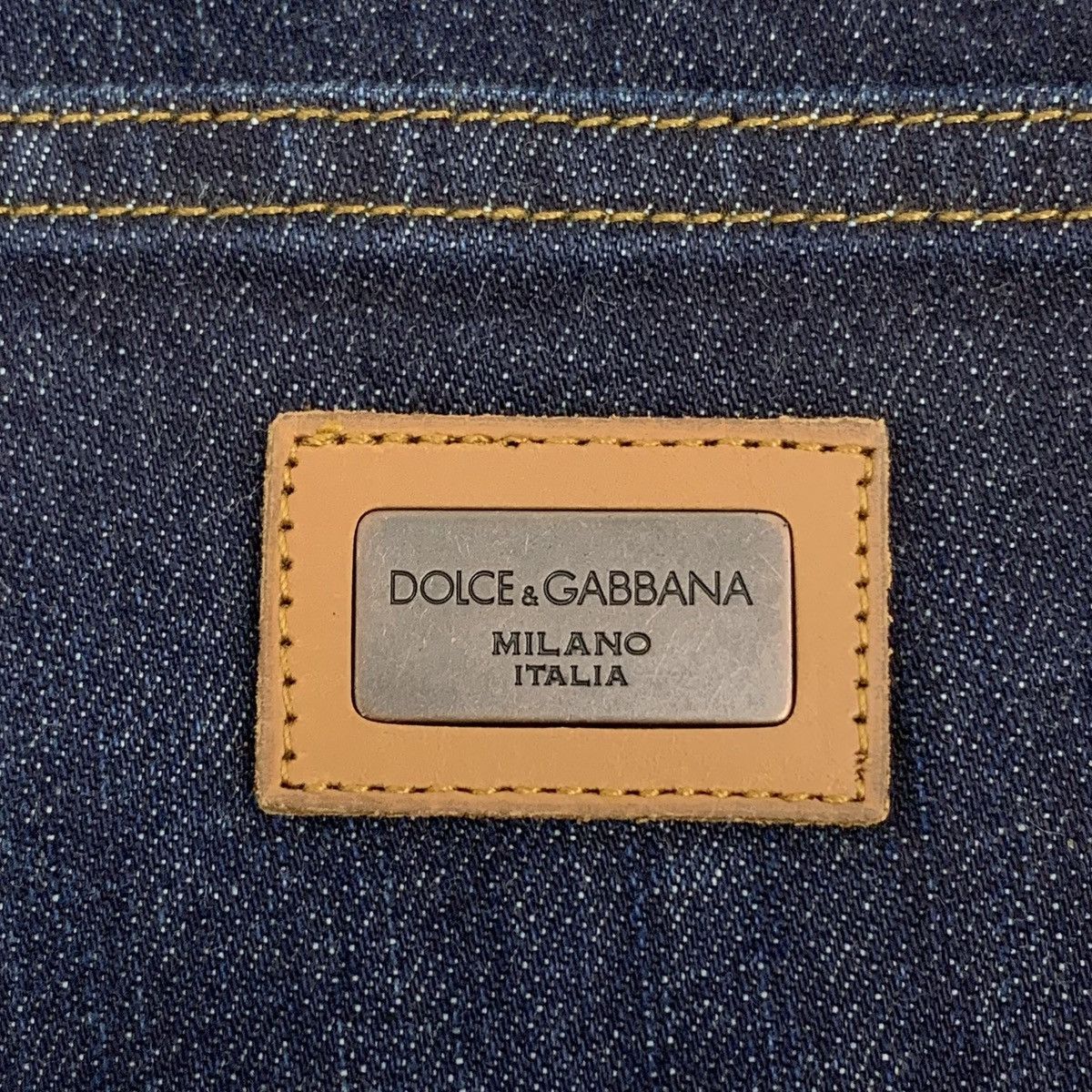 Dolce & Gabbana Dolce & Gabbana Navy Blue Cotton Denim Casual Pants K26WX Size US 34 / EU 50 - 7 Thumbnail
