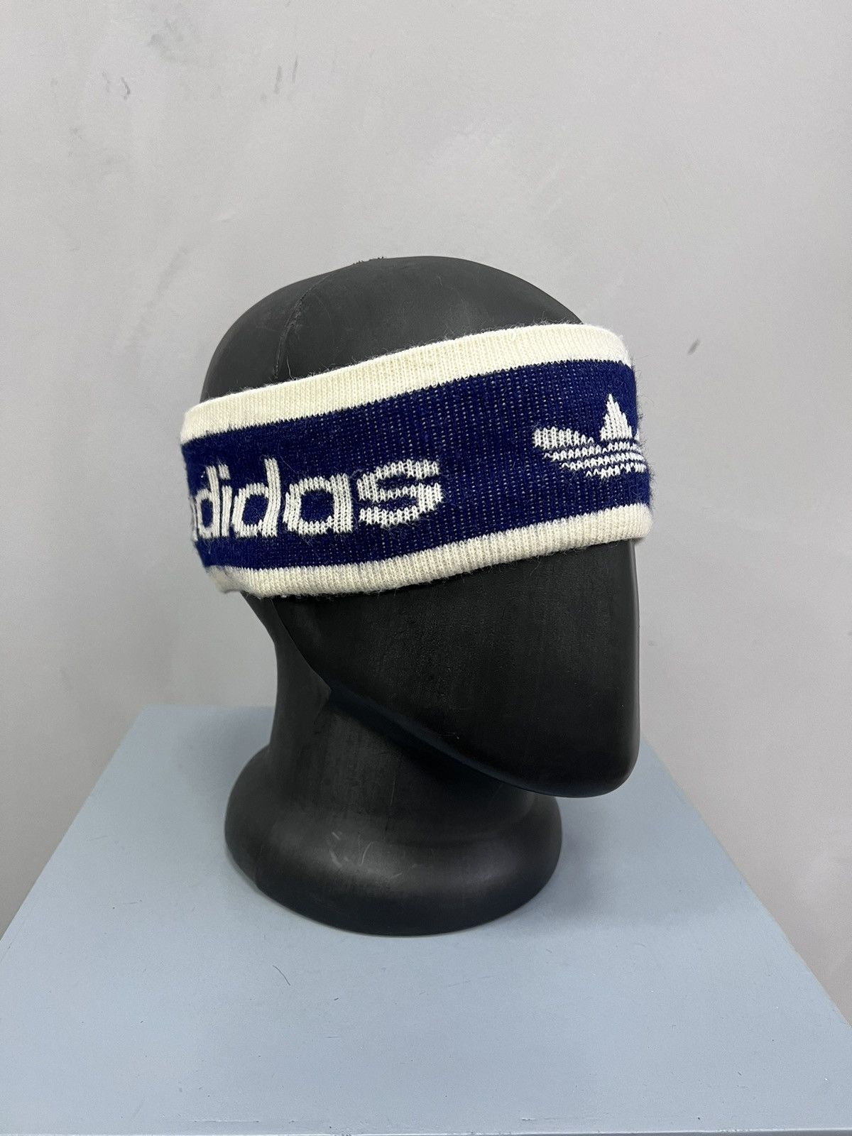 Adidas × Vintage SALE💣💣 VINTAGE 80s ADIDAS WEST GERMANY KNITED HAT Size ONE SIZE - 5 Thumbnail