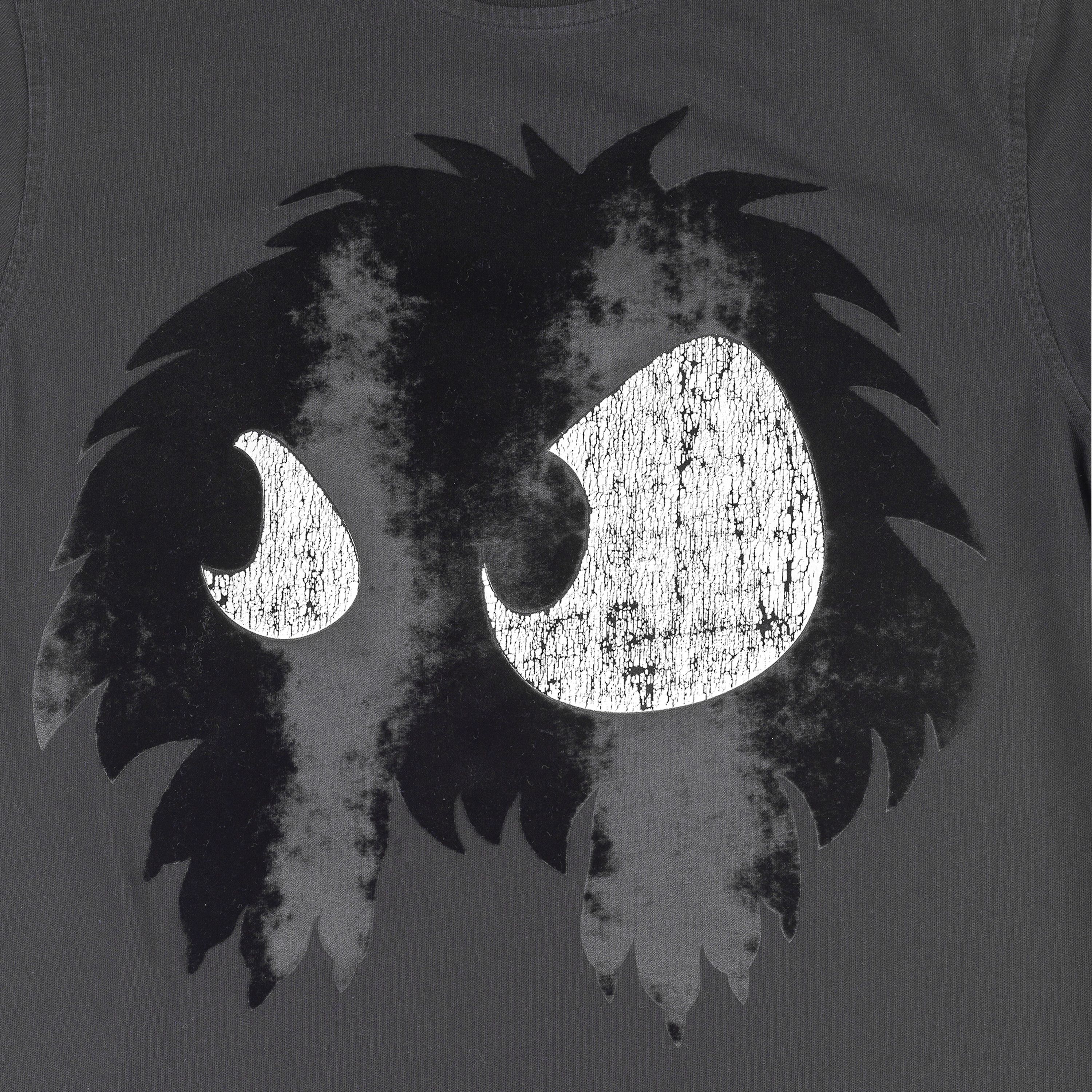 McQ Alexander McQueen McQ McQueen Black Cotton T‑Shirt with Monster Eye Graphic Size US L / EU 52-54 / 3 - 3 Thumbnail
