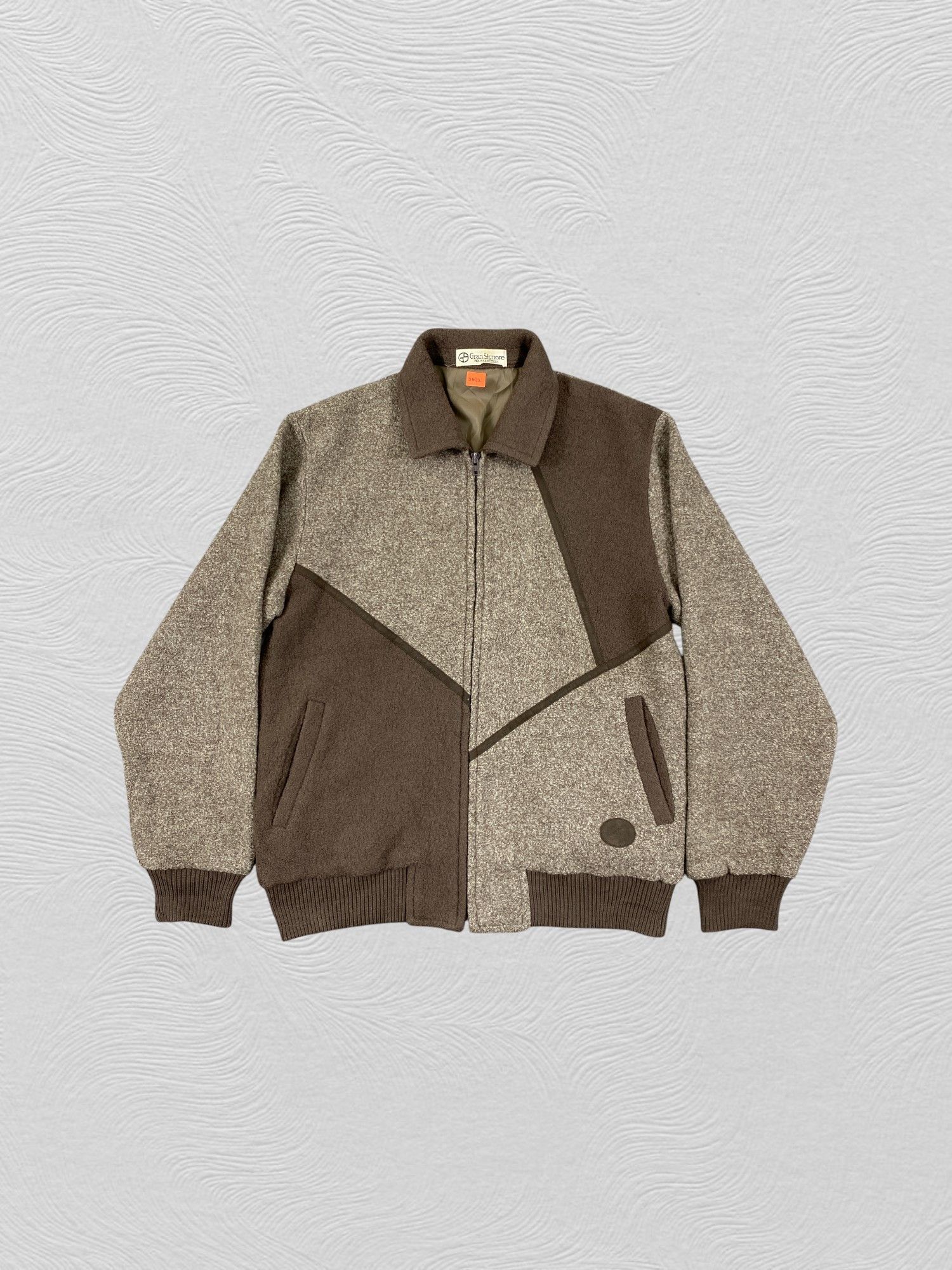 Japanese Brand Gran Signore Vintage Wool Zipper Jacket- J502 Size US S / EU 44-46 / 1 - 1 Thumbnail