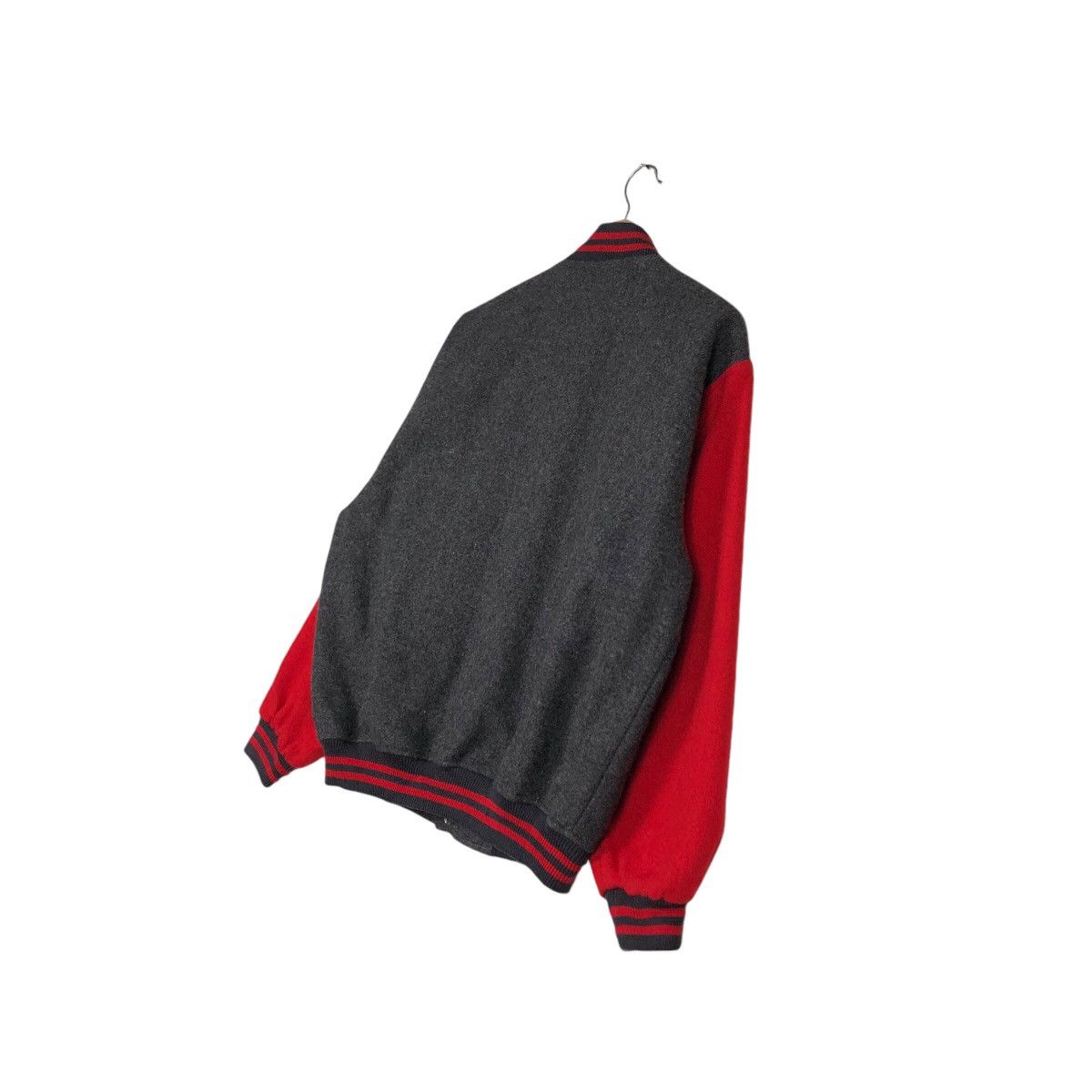 Japanese Brand Vintage Wool Varsity Bomber Jacket Crocodile Sports BigLogo Size US M / EU 48-50 / 2 - 11 Thumbnail