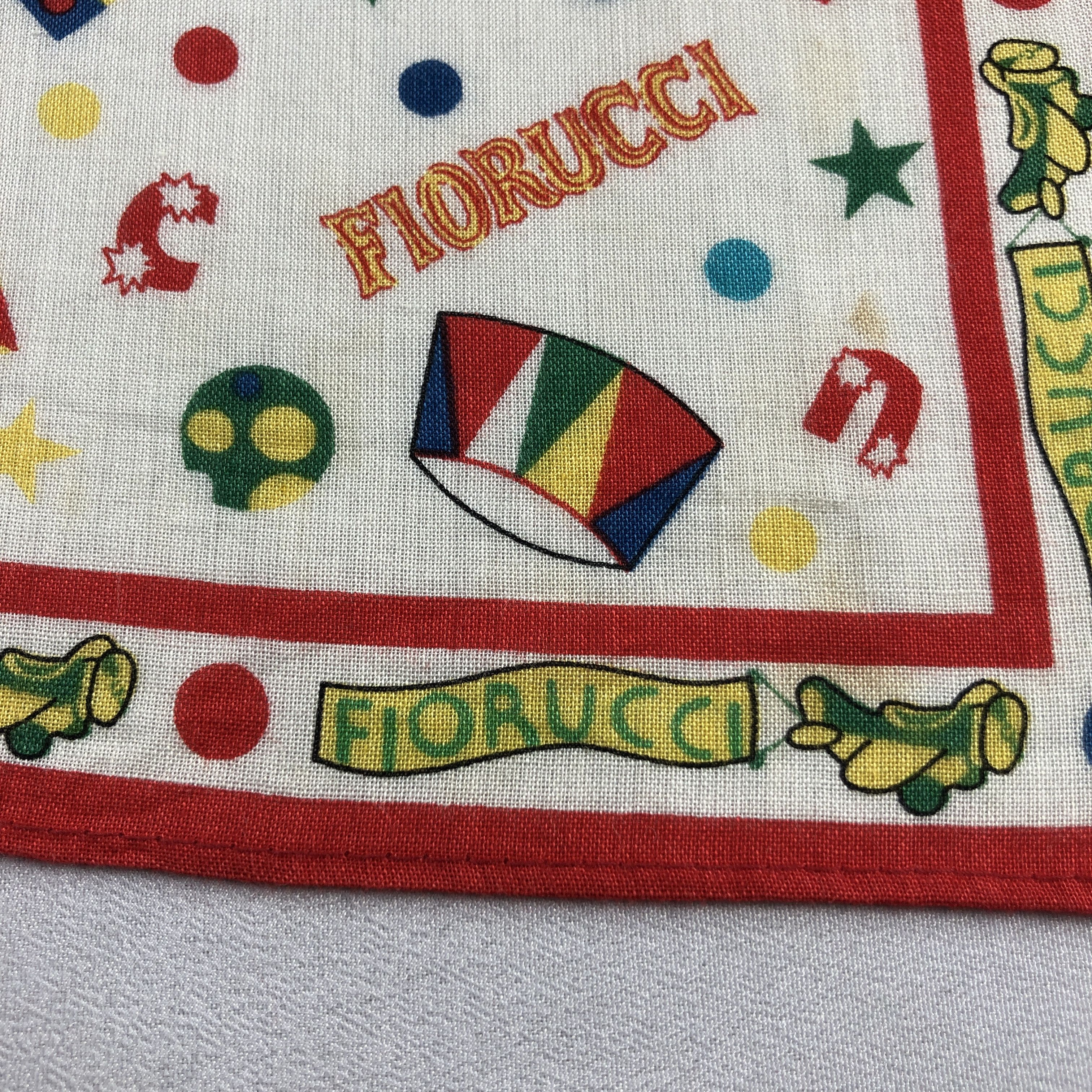 Fiorucci × Vintage Fiorucci Floral Handkerchief Neckerchief Bandana H2577 Size ONE SIZE - 3 Thumbnail