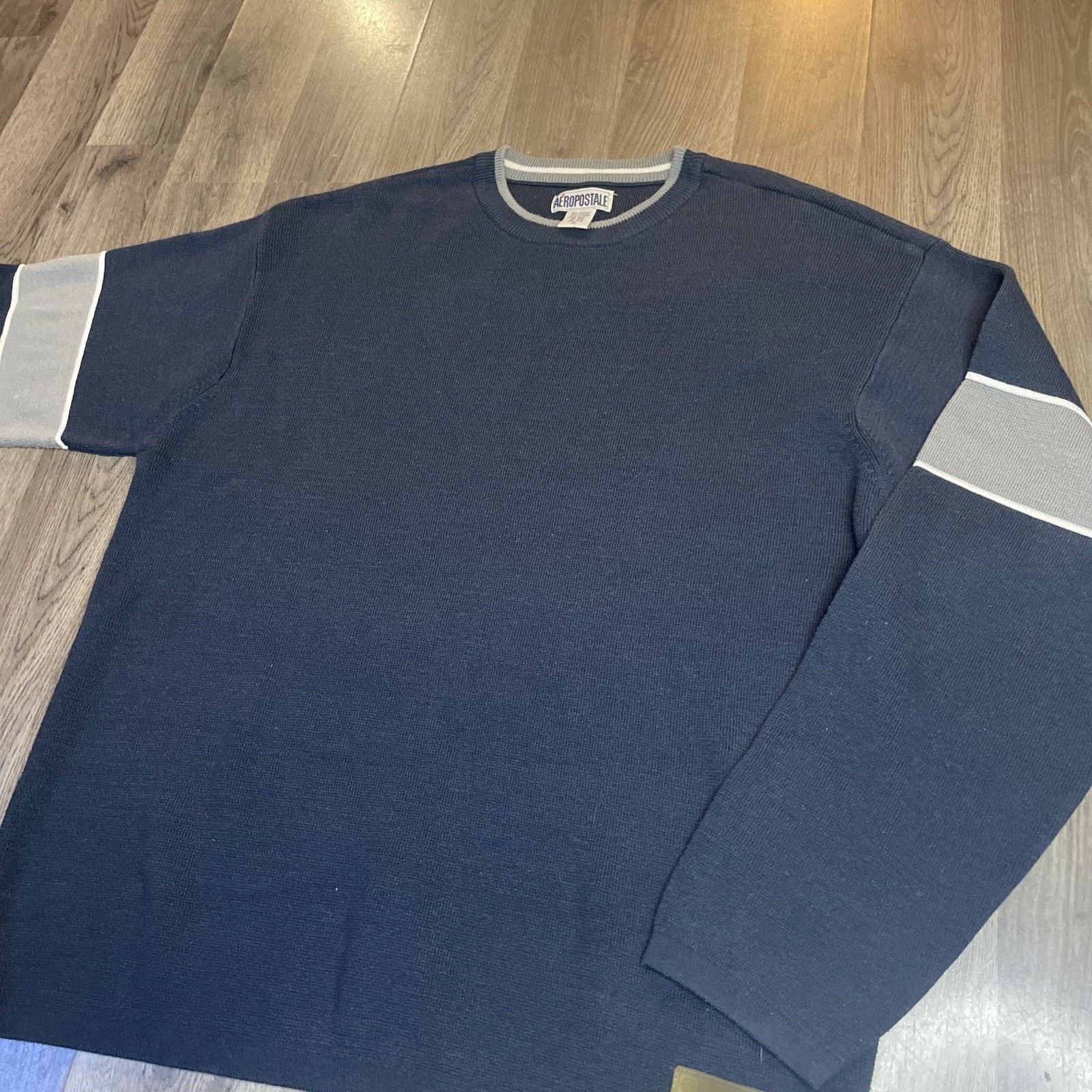 Aeropostale Vtg Aeropostale Crewneck Sweater Men's XL Block Y2K Size US XL / EU 56 / 4 - 1 Thumbnail