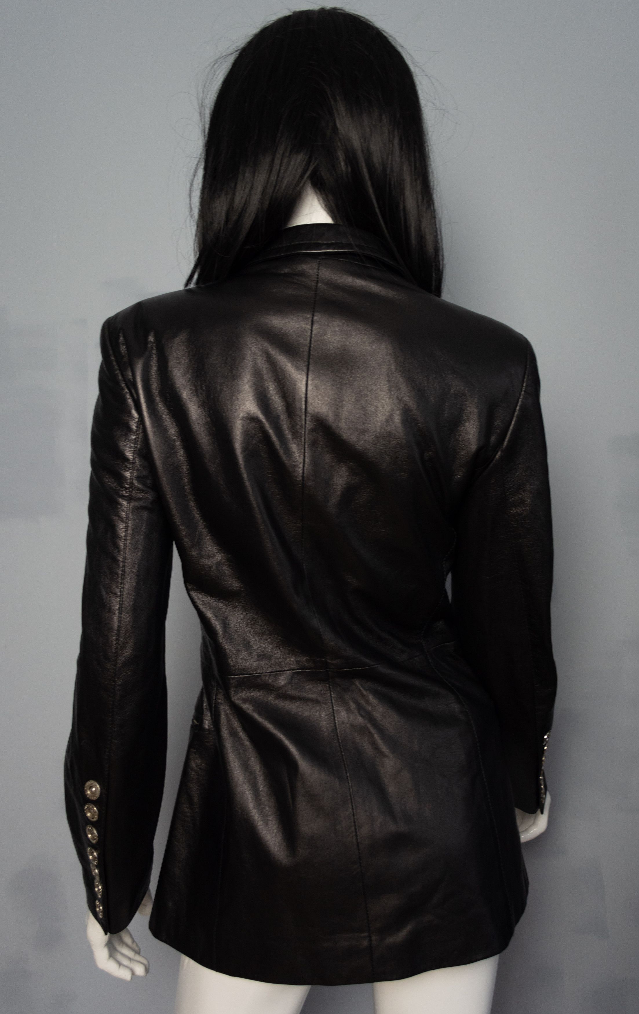 Gianfranco Ferre Gianfranco Ferré black sheepskin jacket Size S / US 4 / IT 40 - 2 Thumbnail
