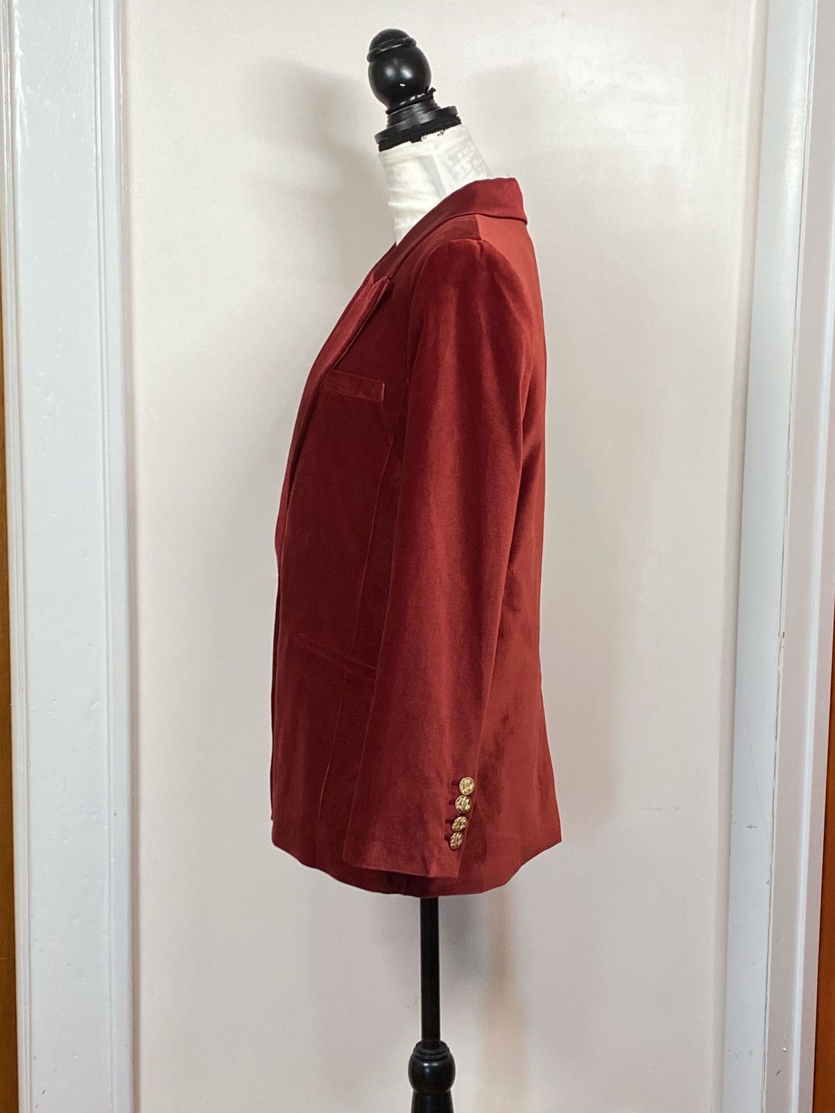 Alice + Olivia ALICE + OLIVIA Velvet Single-Breasted Blazer size 12 Size XL / US 12-14 / IT 48-50 - 10 Thumbnail