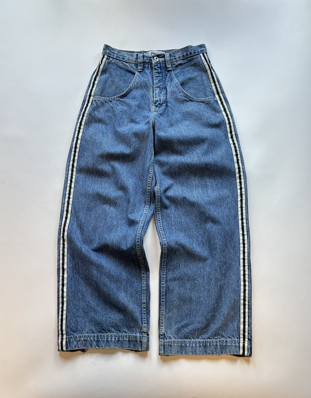 JNCO × Southpole × Streetwear VTG UTILITY Wide Leg Side