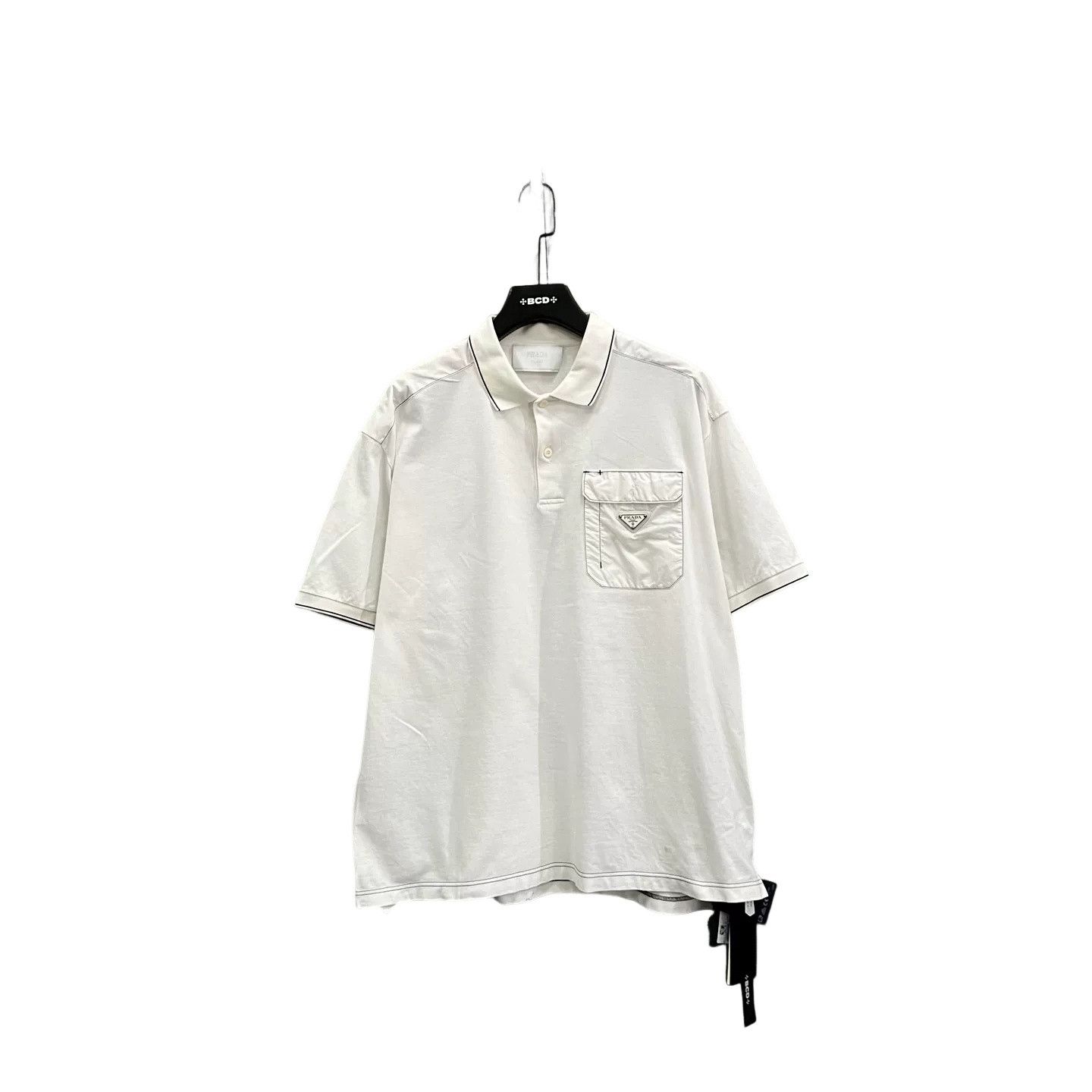 Prada Prada Triangle Logo Polo Shirt M Size US M / EU 48-50 / 2 - 1 Thumbnail