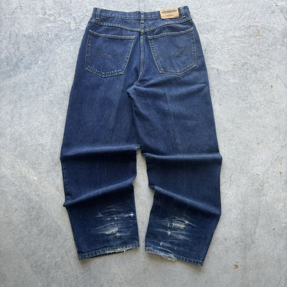 Anchor Blue × Vintage Vintage 90s Anchor Blue Beyond Baggy Jeans Size US 36 / EU 52 - 2 Thumbnail