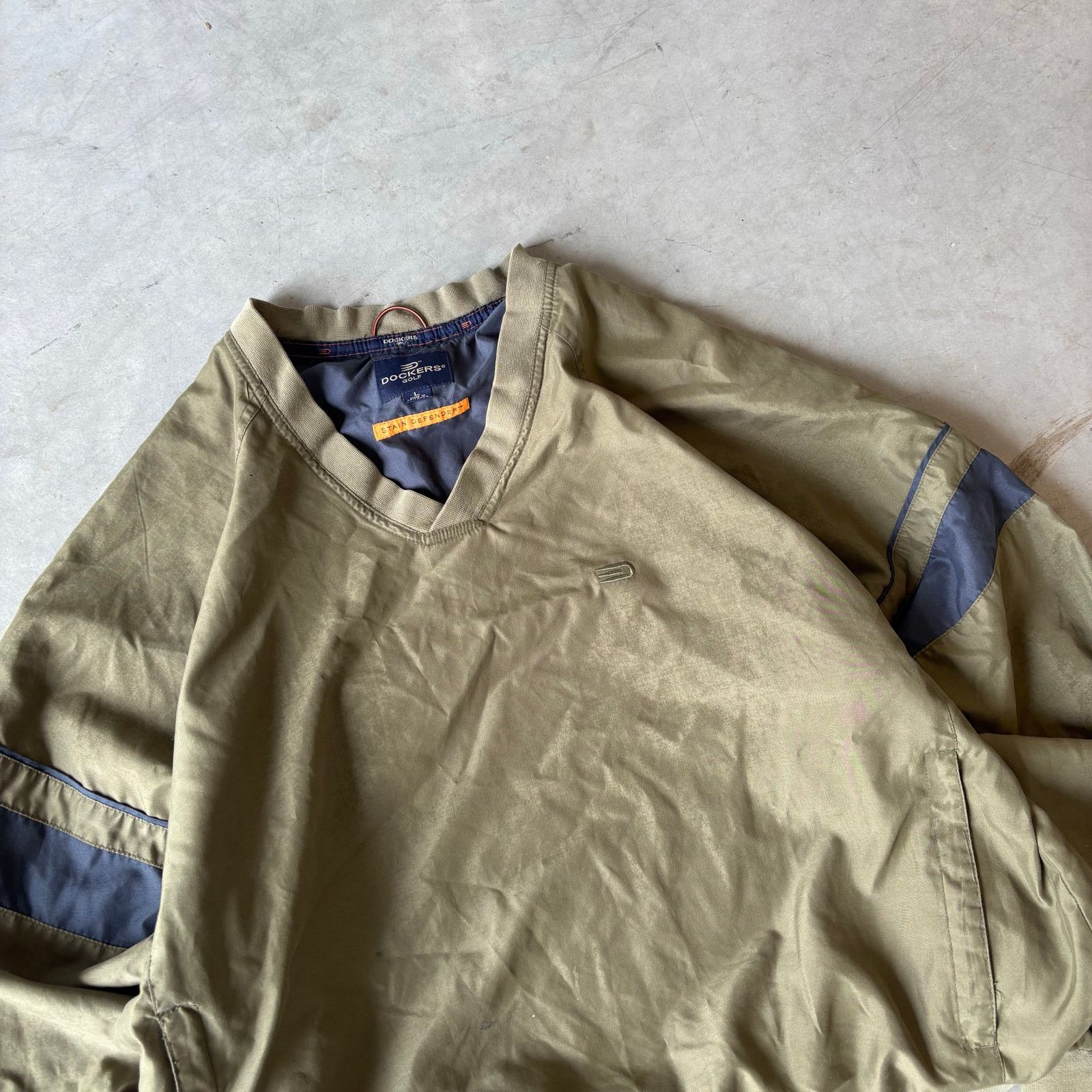 Vintage vintage green earthtone pullover windbreaker Size US L / EU 52-54 / 3 - 2 Thumbnail