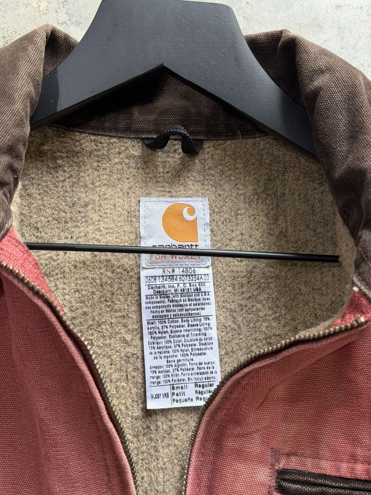 Carhartt Vintage 1990s Carhartt Detroit Salmon Jacket Size US S / EU 44-46 / 1 - 3 Thumbnail