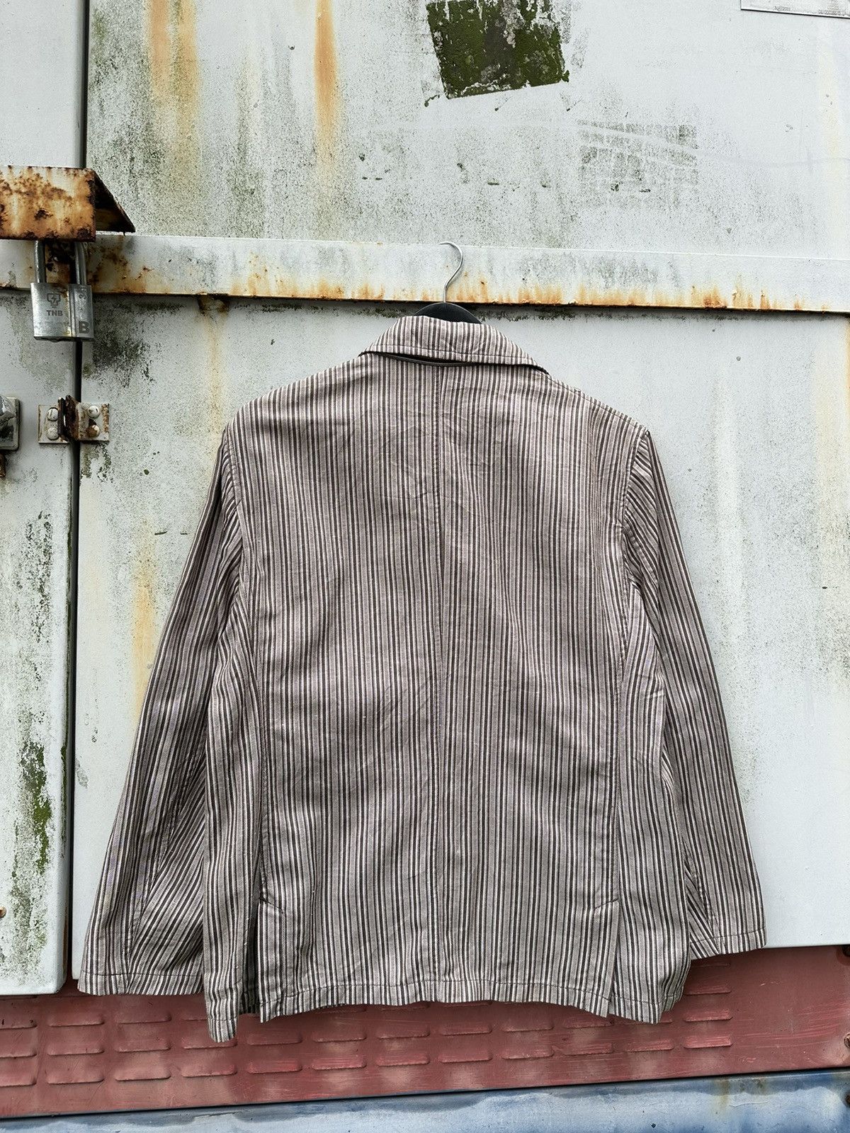 Comme Ca Ism Vintage Comme Ca Ism Wool Striped Detroit Jacket Size US M / EU 48-50 / 2 - 8 Thumbnail