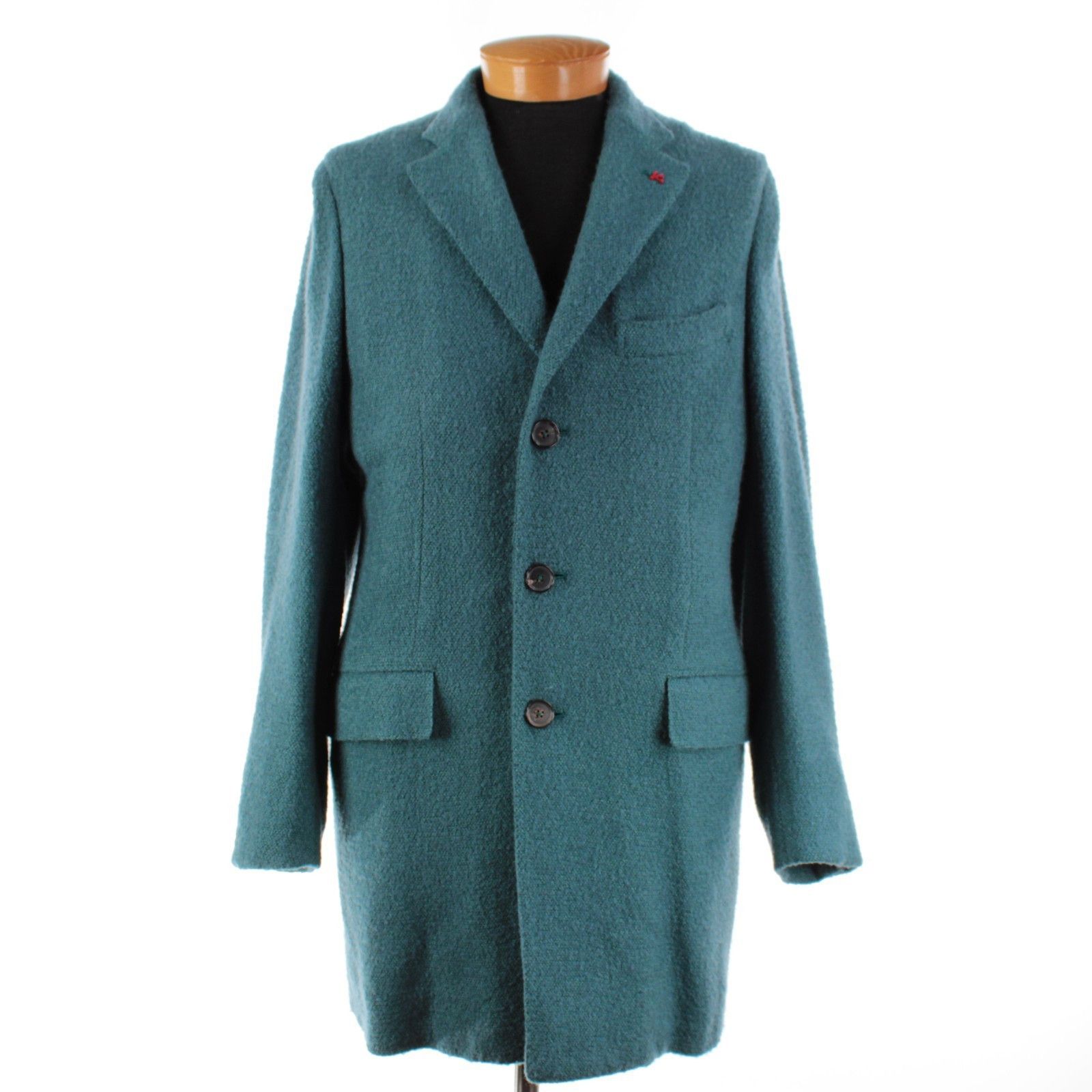 Isaia isaia Overcoat Size M US In Blue Cashmere Blend Size US M / EU 48-50 / 2 - 1 Thumbnail