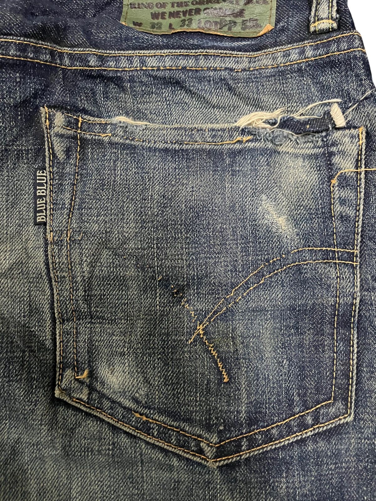 Blue Blue Japan Vintage Blue Blue Japan Selvedge 5oz Denim Size US 32 / EU 48 - 10 Thumbnail