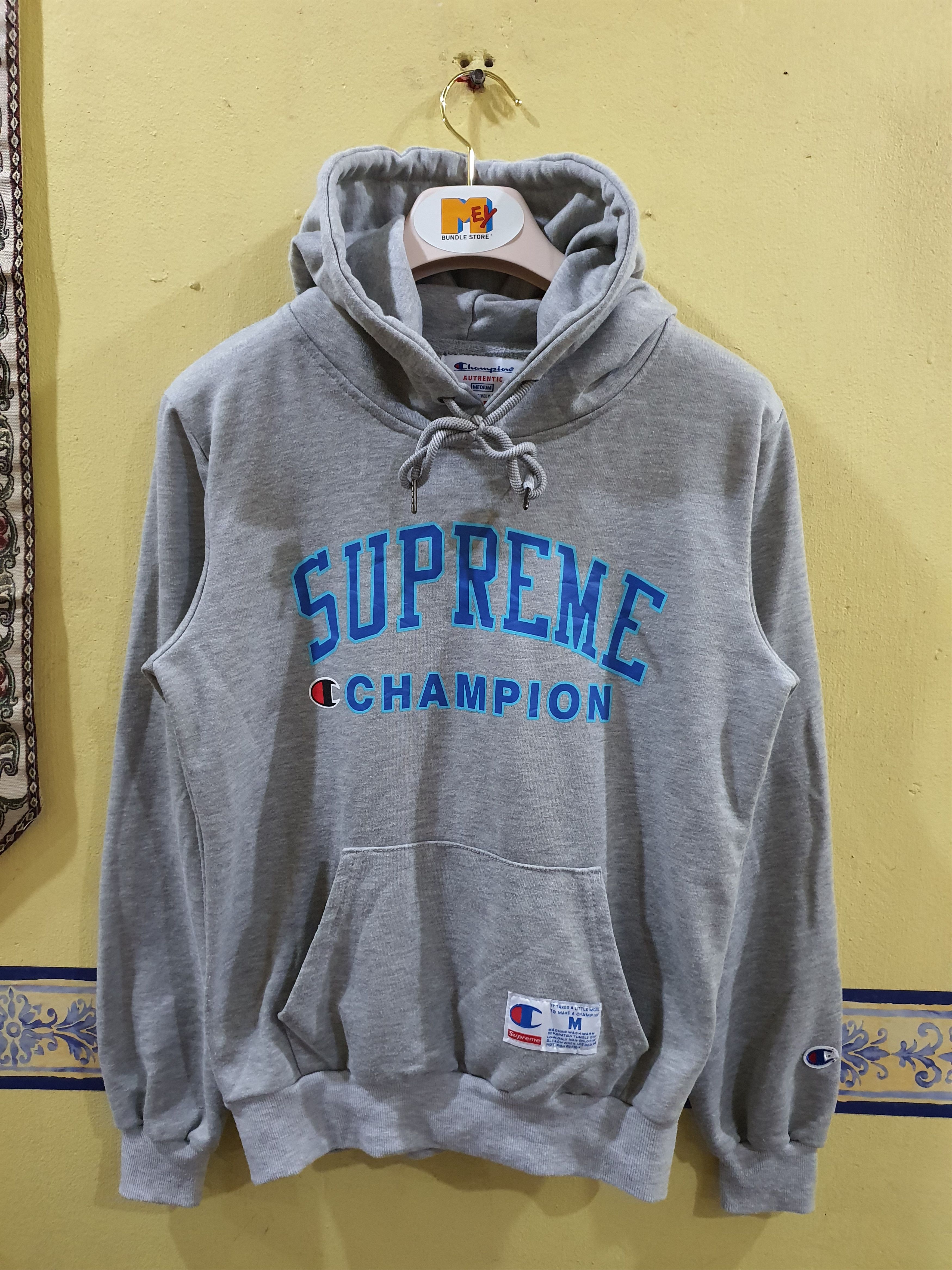 Champion × Supreme Supreme Champion Stay In School Crewneck | Grailed