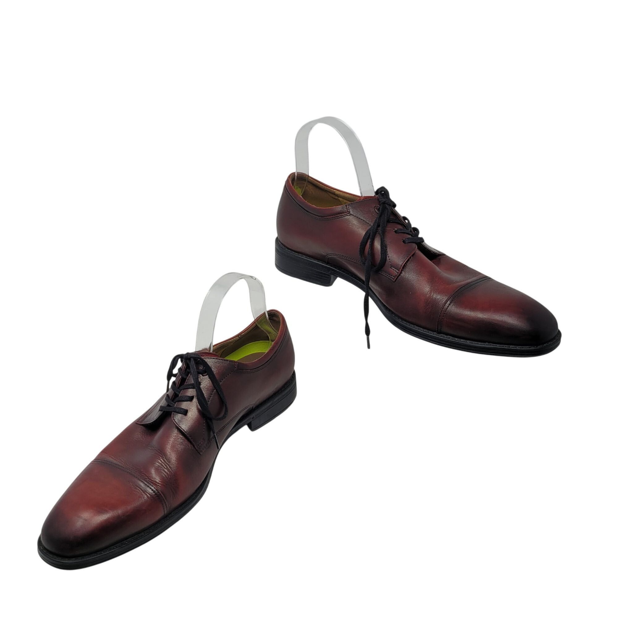 Florsheim Florsheim Mens Oxblood Burgundy Leather Cap Toe Oxford Shoes Size US 10 / EU 43 - 7 Thumbnail