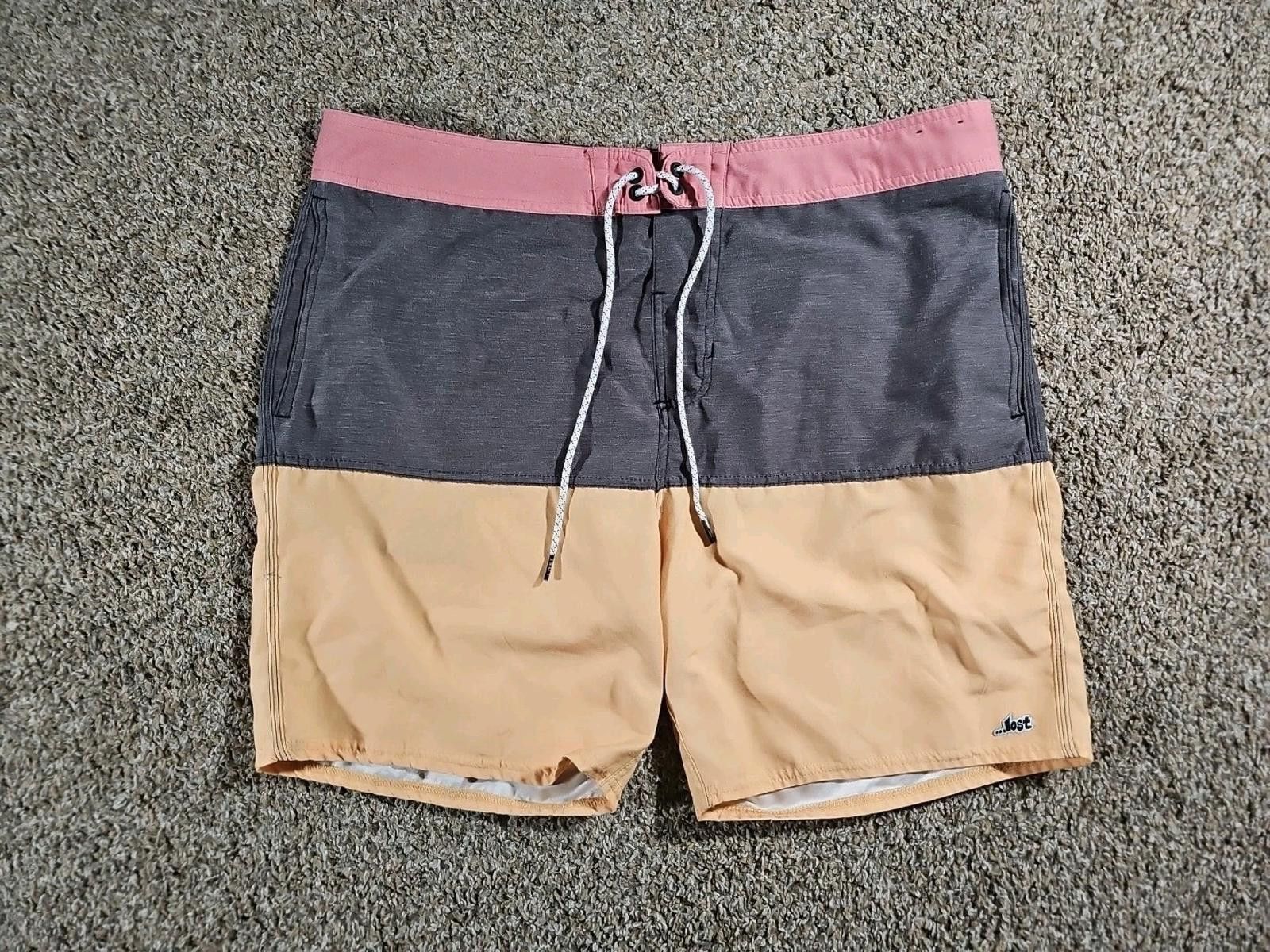 Warren Lotas Lost Board Shorts Swim Trunks Sz 38 Size US 32 / EU 48 - 1 Thumbnail
