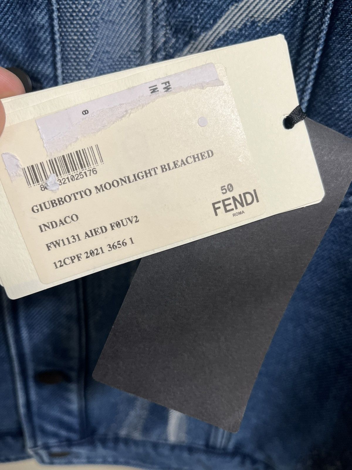 Fendi Fendi Denim Jacket Sz 50 Size US M / EU 48-50 / 2 - 4 Thumbnail
