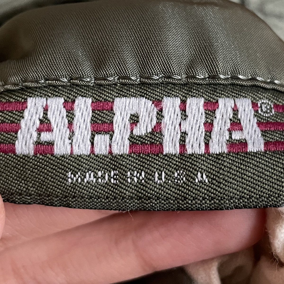 Alpha Industries Vintage Alpha Industries MA-1 Fly Jacket 1980s Size US XL / EU 56 / 4 - 17 Thumbnail