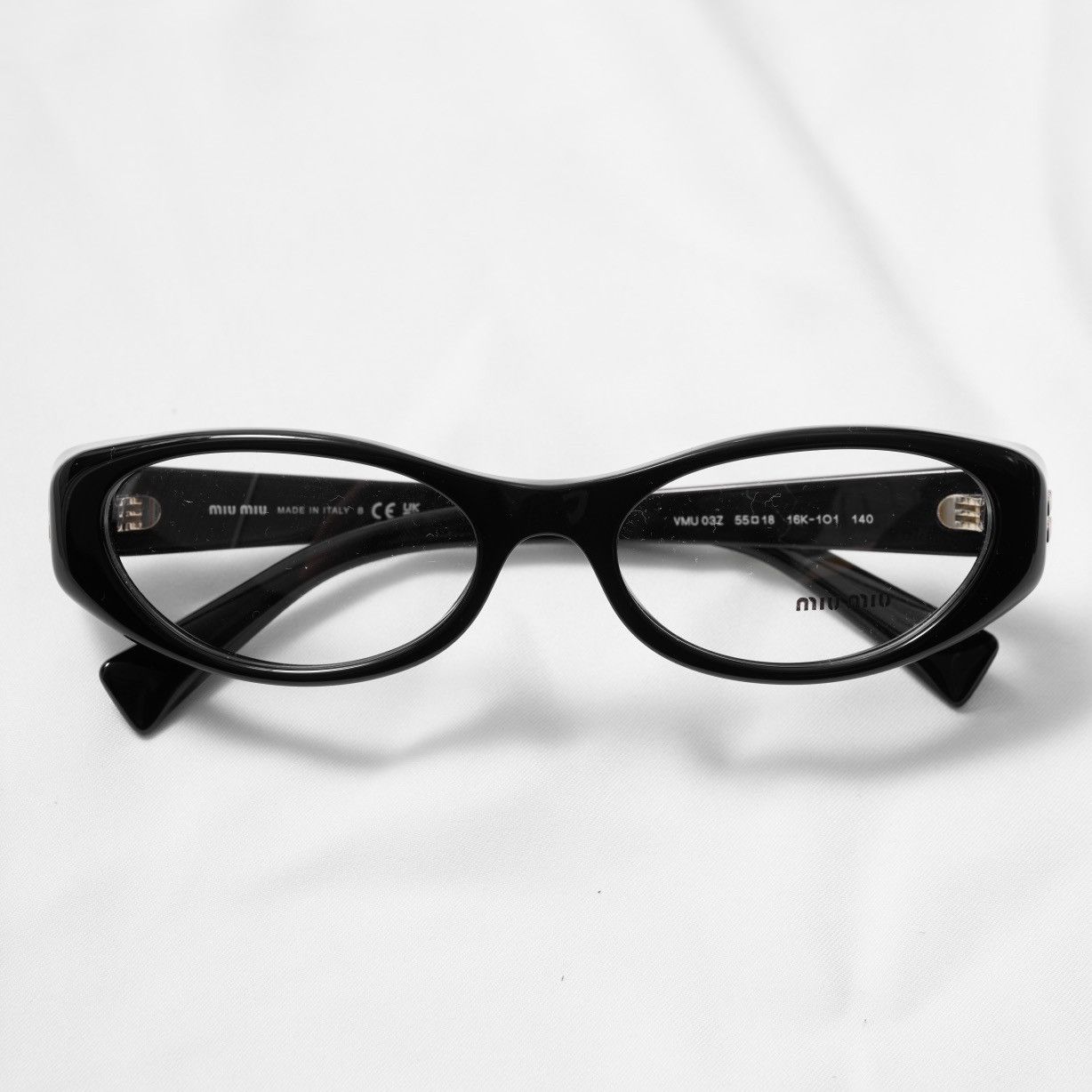 Miu Miu MIU MIU 0MU 03ZV 16K1O1 GLASSES Size ONE SIZE - 6 Thumbnail