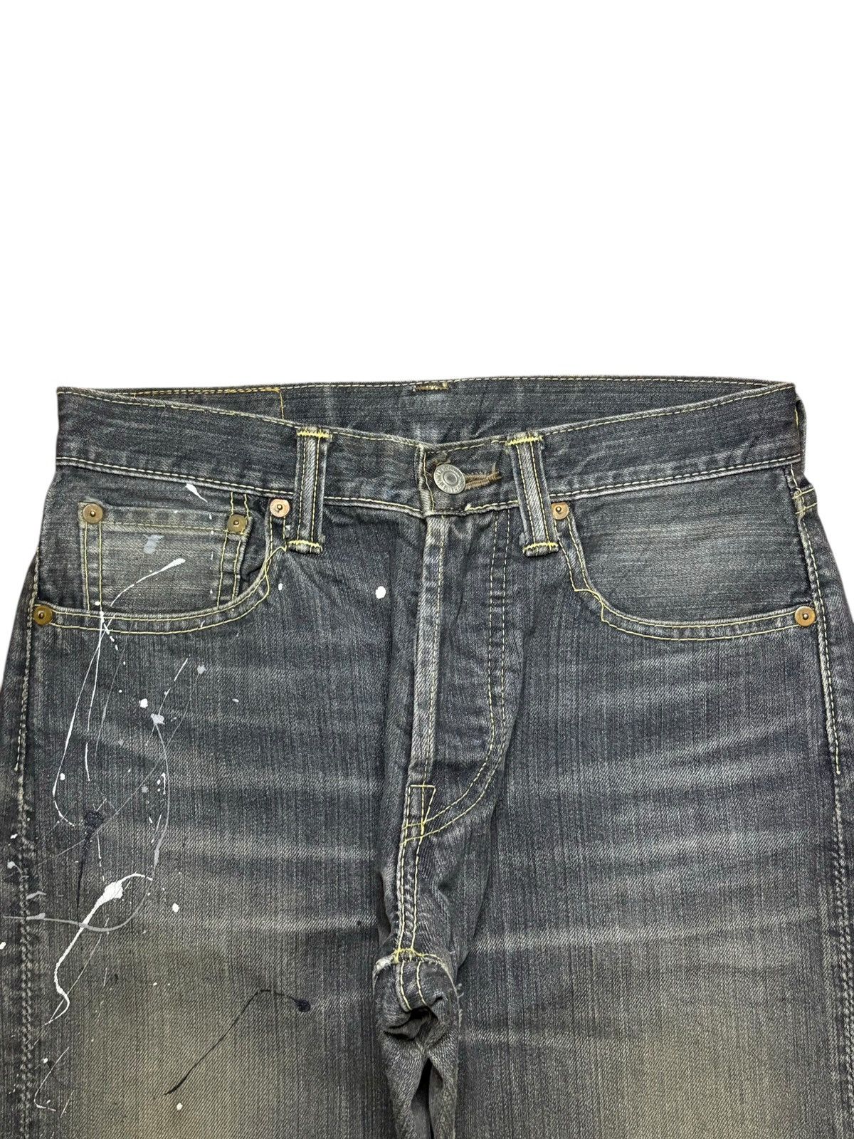 Eternal × Japanese Brand Vintage Japanese Eternal Mud Wash Painted Distressed Jeans Size US 28 / EU 44 - 4 Thumbnail