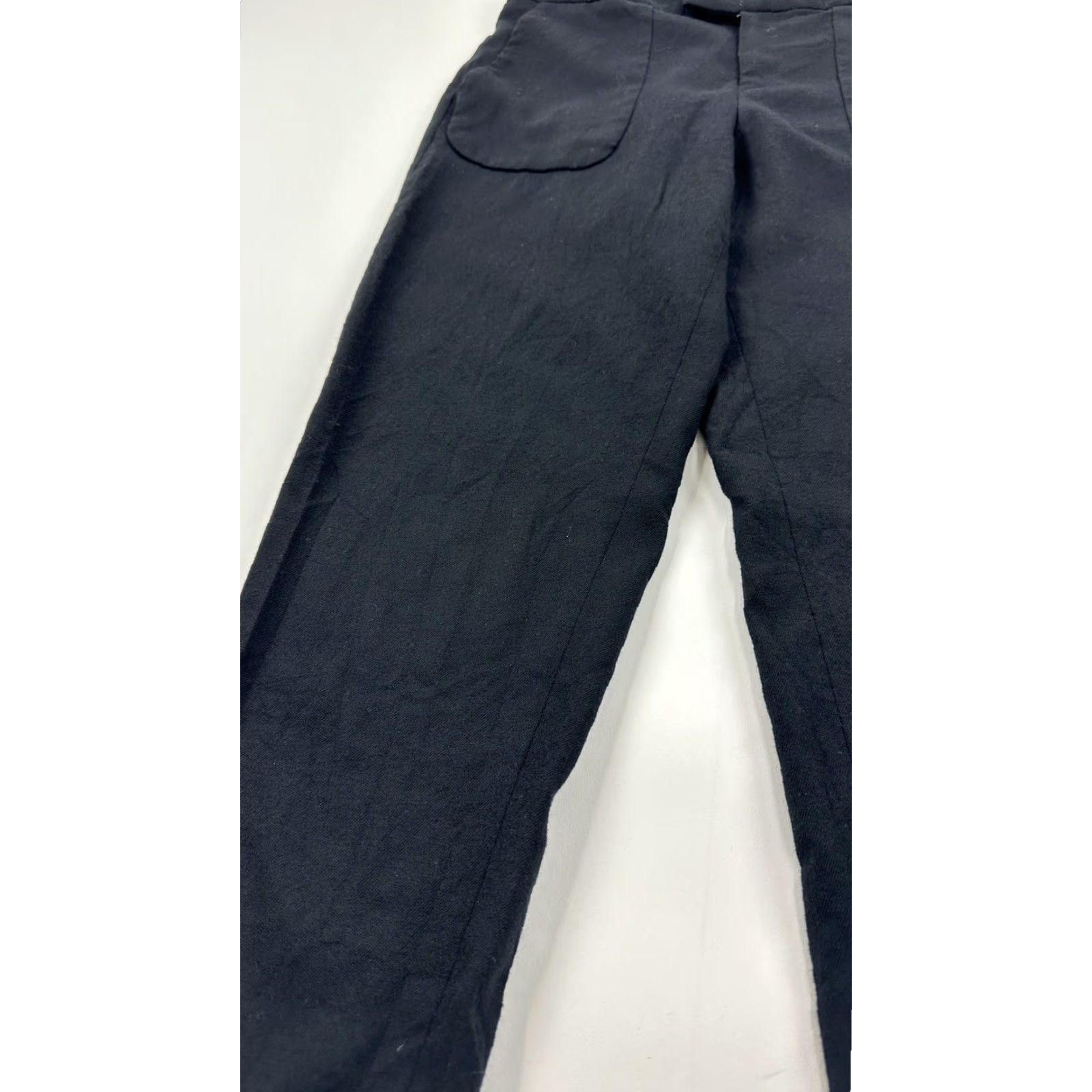 Rag & Bone VINTAGE Rag & Bone Jeans Women’s 6 Black High Rise Ankle Wool Slim Distressed 29 in Button Zip Size 28" / US 6 / IT 42 - 3 Thumbnail
