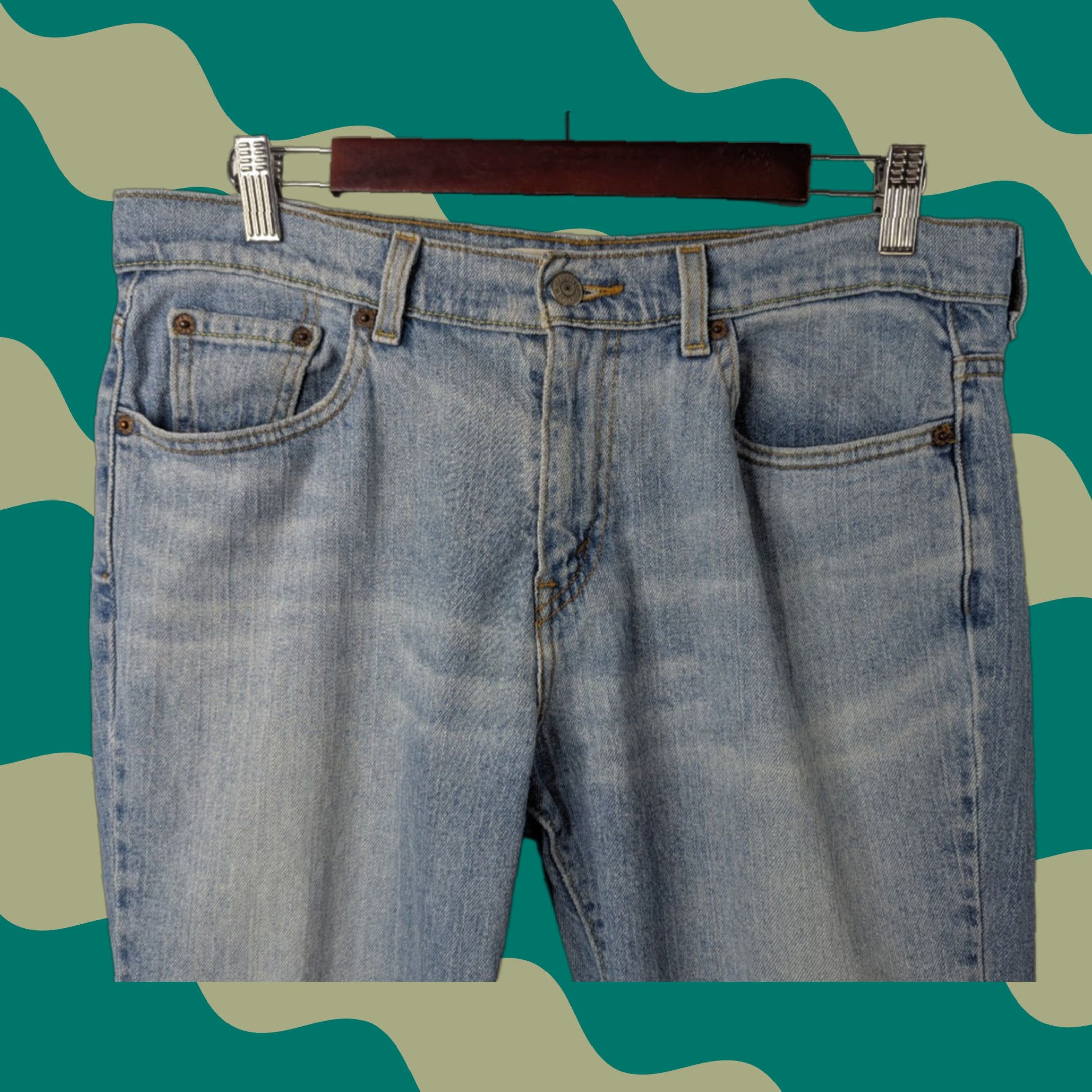 Levi's VINTAGE Levi's 515 Jeans Womens 10M Blue Denim Bootcut Mid Rise Medium Wash Retro Y2K Jeans Size 32" / US 10 / IT 46 - 1 Thumbnail