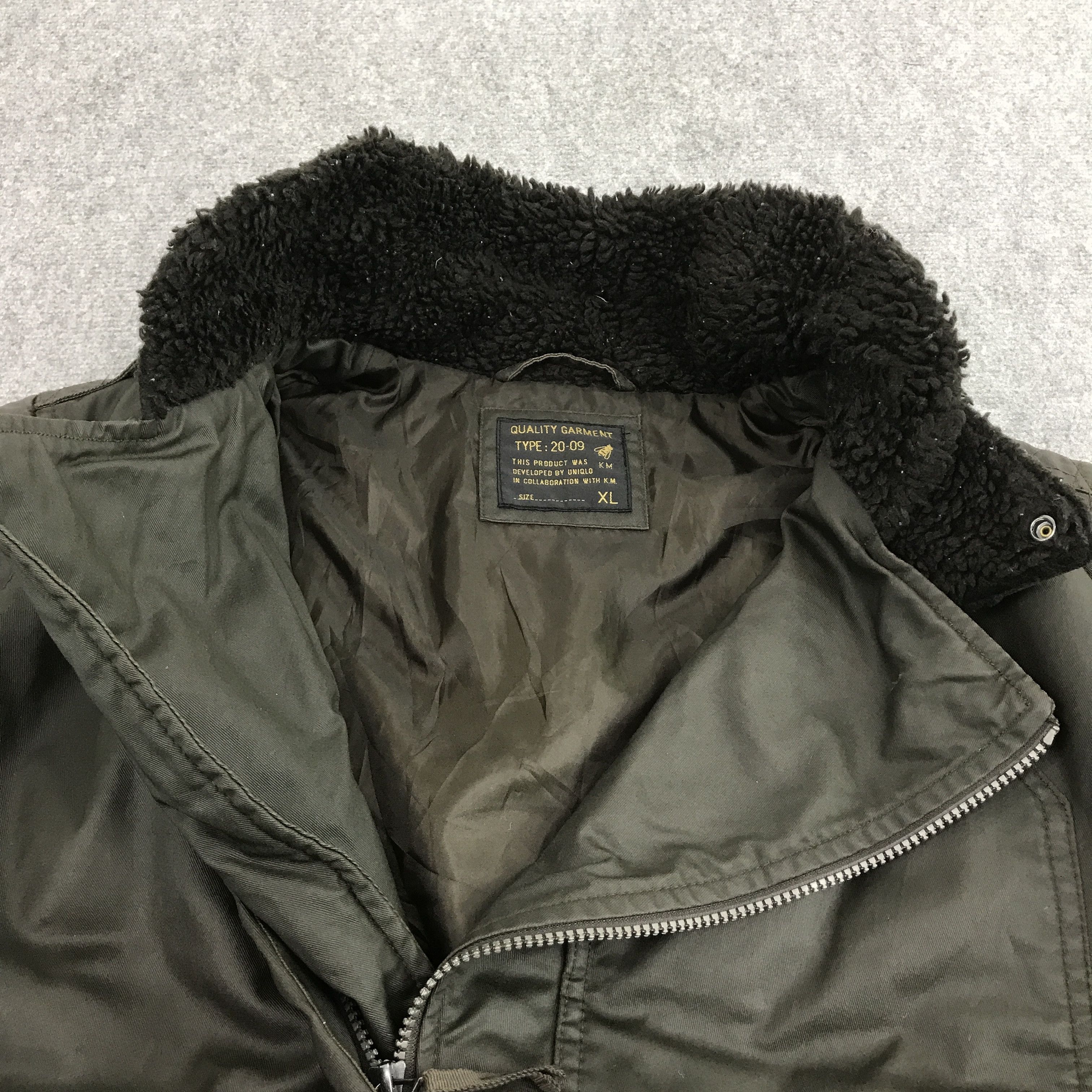 Japanese Brand × Vintage MA-1 MILITARY JACKET UNIQLO DESIGN JAPAN JACKET Size US XL / EU 56 / 4 - 8 Thumbnail
