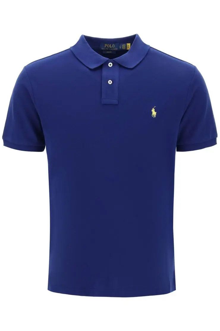 image of Polo Ralph Lauren O1S22I1N0324 Polo Shirt In Blue, Men's (Size Small)