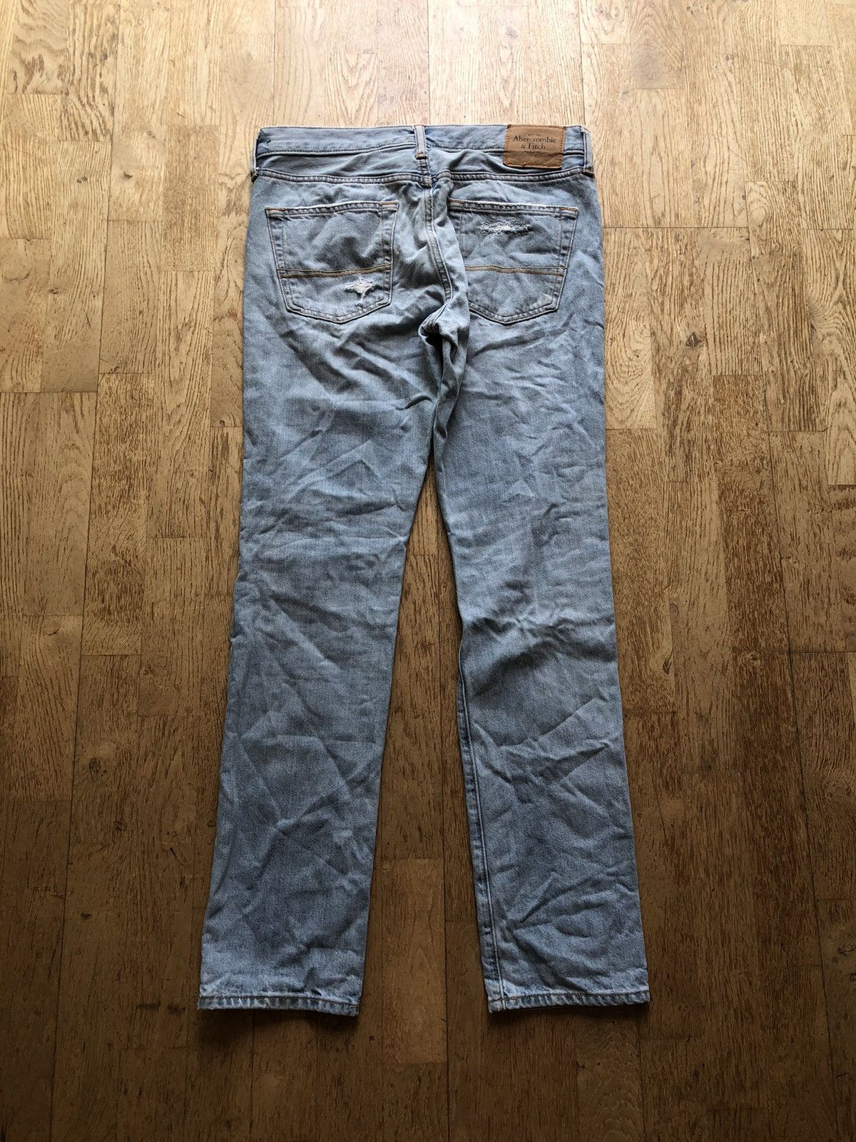 Abercrombie & Fitch ABERCROMBIE & FITCH SKINNY VINTAGE DENIM QUALITY JEANS PANTS Size US 31 - 2 Thumbnail