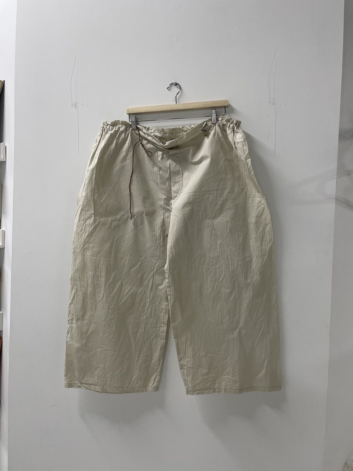 Other Cropped wide leg drawstring pants Size US 36 / EU 52 - 1 Thumbnail