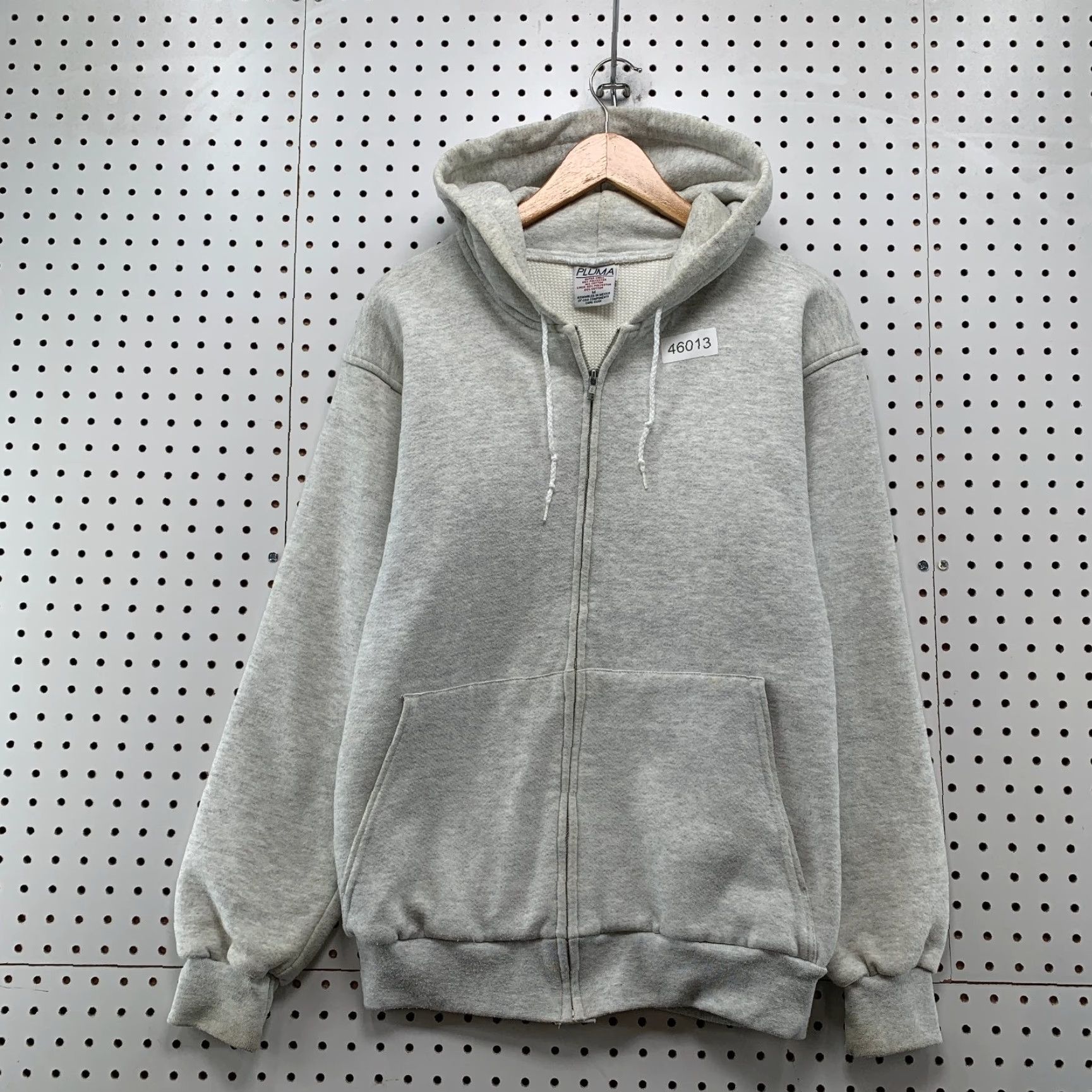 Vintage VINTAGE Pluma Hoodie Sweatshirt Mens M Gray Thermal Lined Heavyweight USA Hoodie Mens M Gray Thermal Lined Heavyweight USA Size US M / EU 48-50 / 2 - 2 Thumbnail