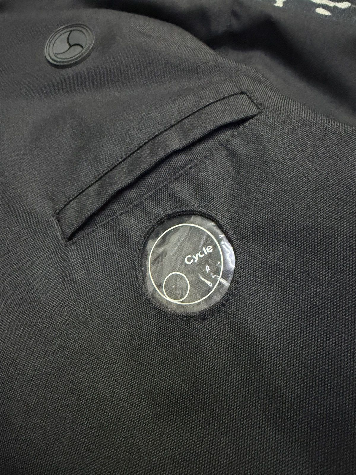 Japanese Brand Cycle Clothing Black Jacket With Back Smart Pocket Size US M / EU 48-50 / 2 - 11 Thumbnail