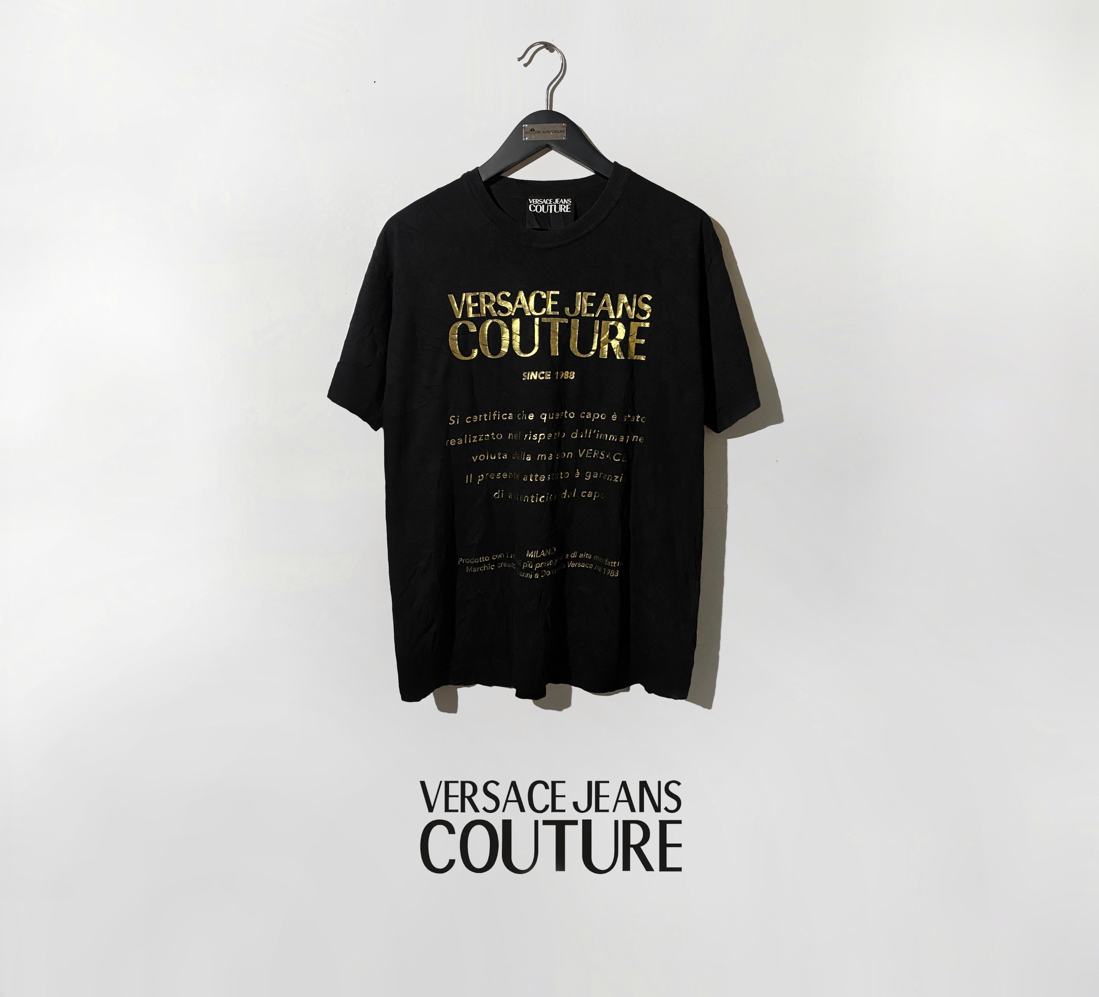 Versace × Versace Jeans Couture Versace Jeans Couture Printed T- shirt Size US L / EU 52-54 / 3 - 1 Thumbnail