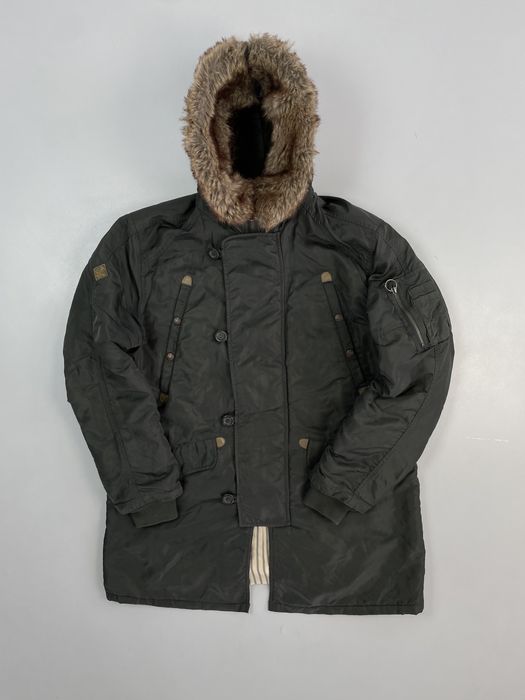 Diesel Diesel n-2B jacket khaki y2k | Grailed