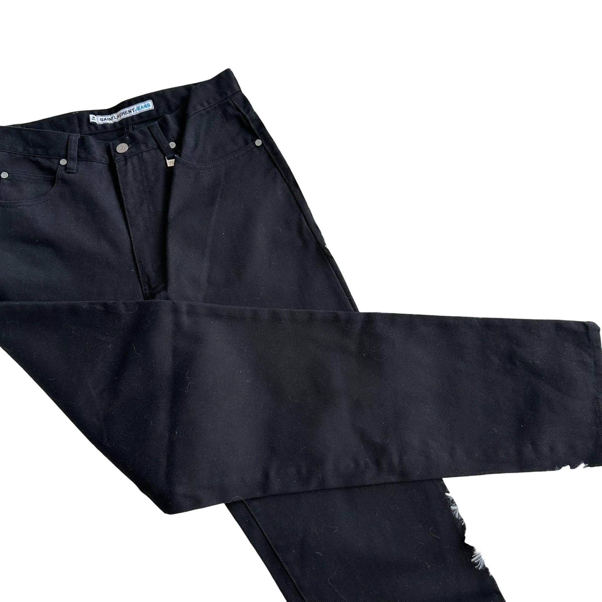 Saint Laurent Paris Saint Laurent 1998 Denim Jeans Size 31 Size US 31 - 1 Thumbnail