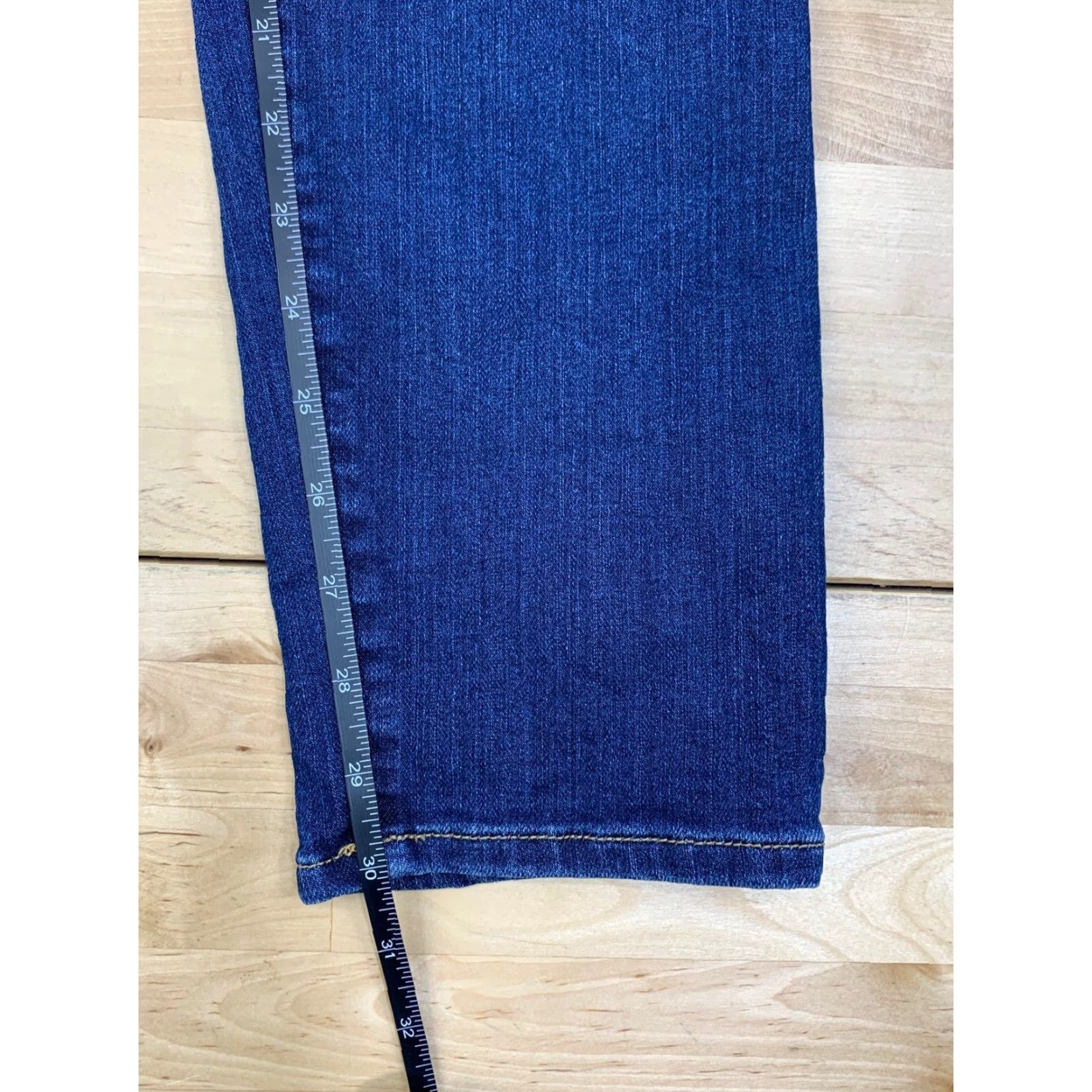 Gap Gap 1969 Maternity Jeans Skinny Denim Blue 27/4R Elastic Waist Always Skinny Women Size 27" / US 4 / IT 40 - 7 Thumbnail