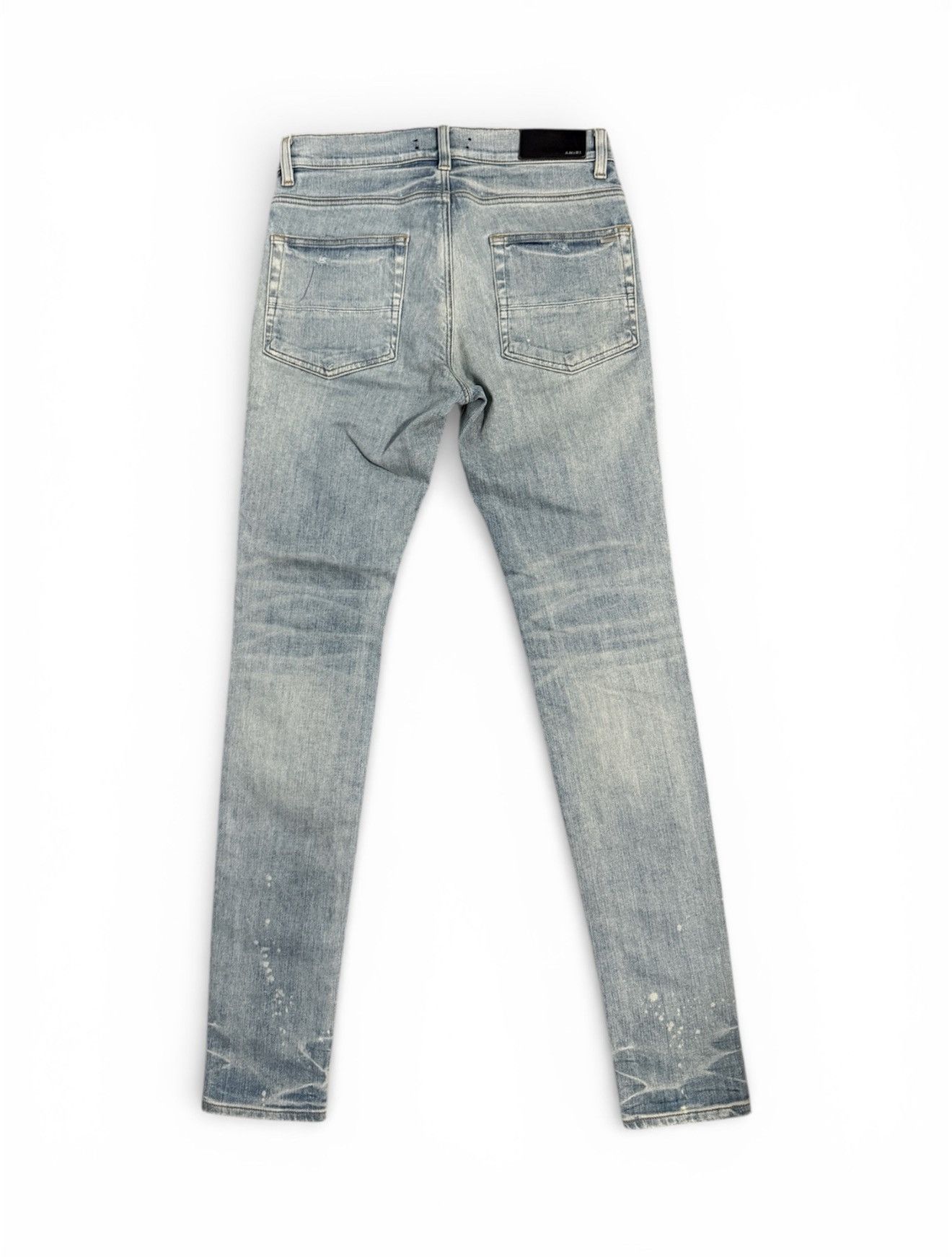 Amiri AMIRI MX1 Tiger Patch Distressed Denim - Light Wash Size US 30 / EU 46 - 2 Thumbnail