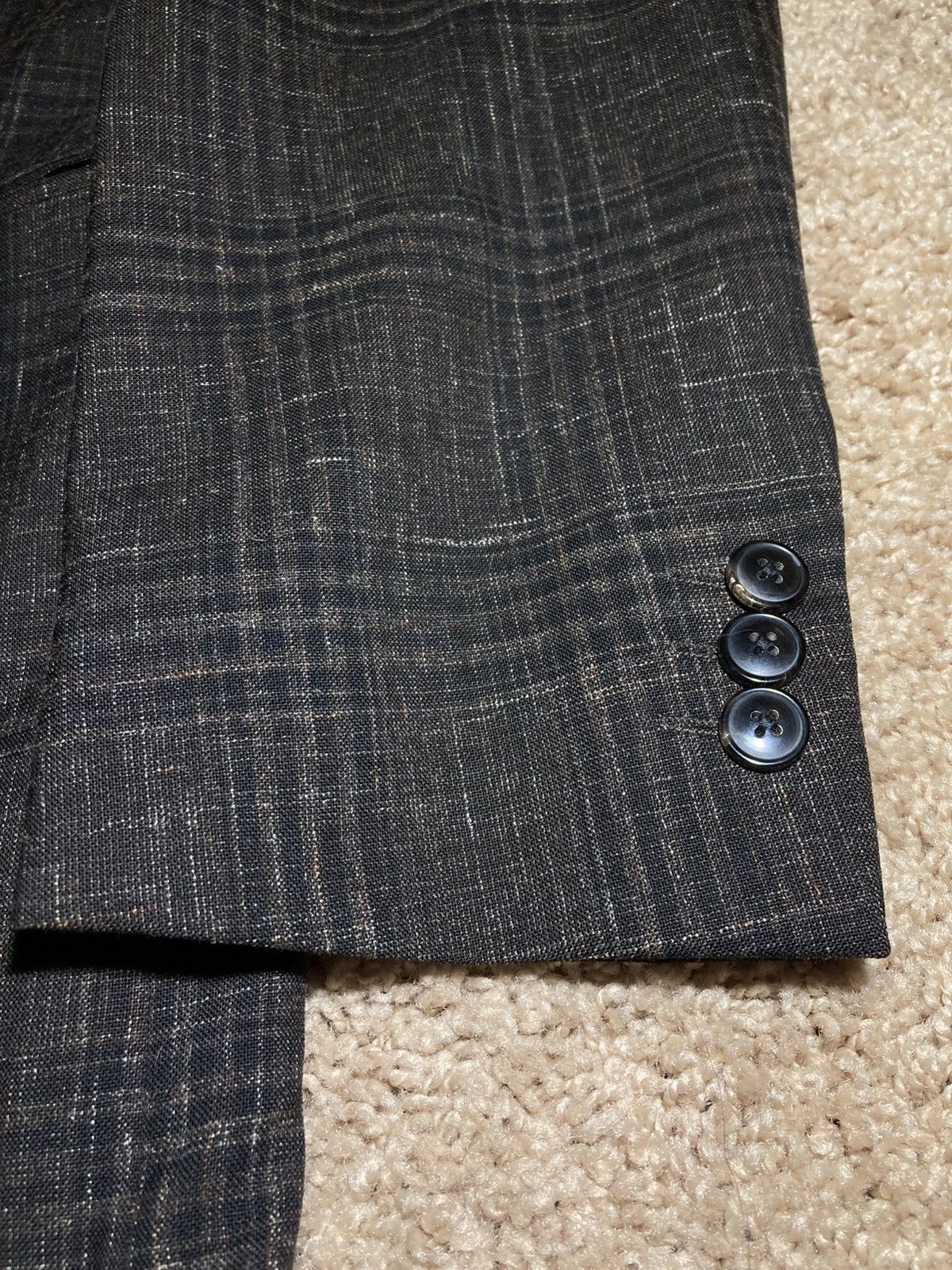 Martine Rose SS20 Martine Rose Prince of Wales Tailored Suit Jacket 2020 Size 46R - 2 Thumbnail