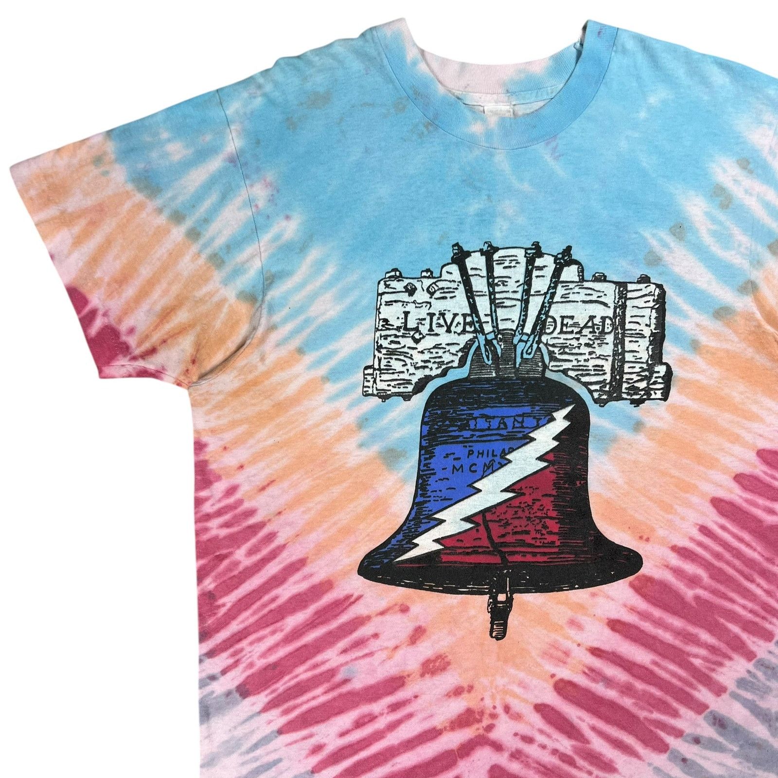 Band Tees × Fruit Of The Loom × Grateful Dead 1994 Grateful Dead Live Dead Philadelphia Liberty Bell tee Size US L / EU 52-54 / 3 - 4 Thumbnail
