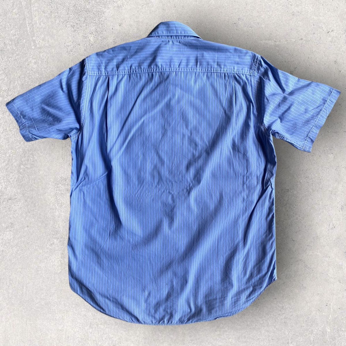 Comme des Garcons CDGH Contrast Blue Stripe Double Pocket Shirt Size US S / EU 44-46 / 1 - 3 Thumbnail