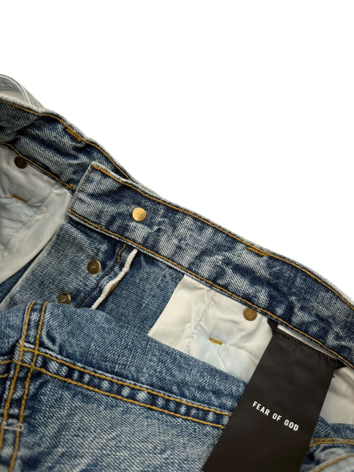 Fear of God Inside Out Belt Drawstring Denim Size US 28 / EU 44 - 14 Thumbnail