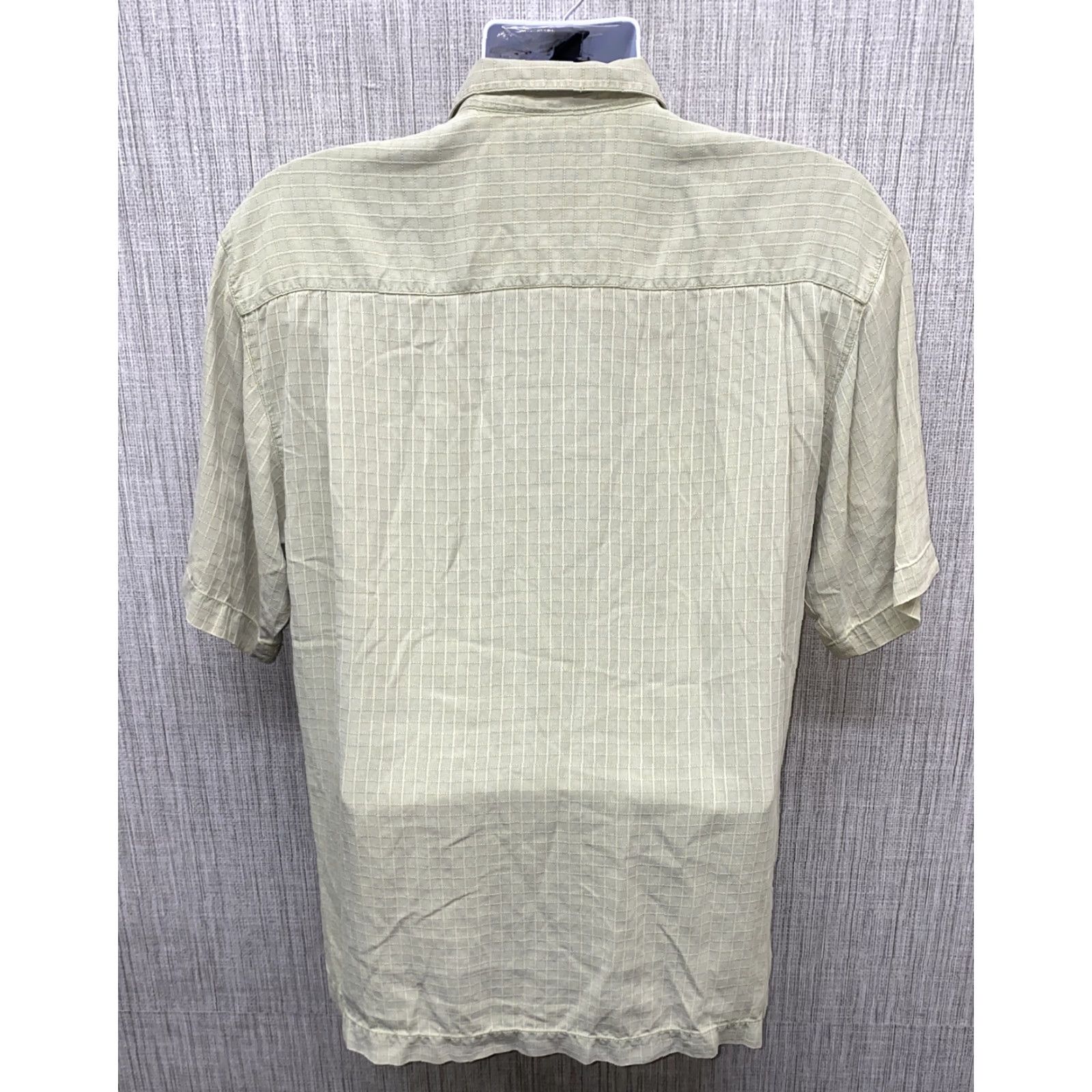 Tommy Bahama Tommy Bahama Shirt Mens Green Silk Short Sleeve Hawaiian Button-Up Collar-Down M Regular Boys? Size US M / EU 48-50 / 2 - 5 Thumbnail