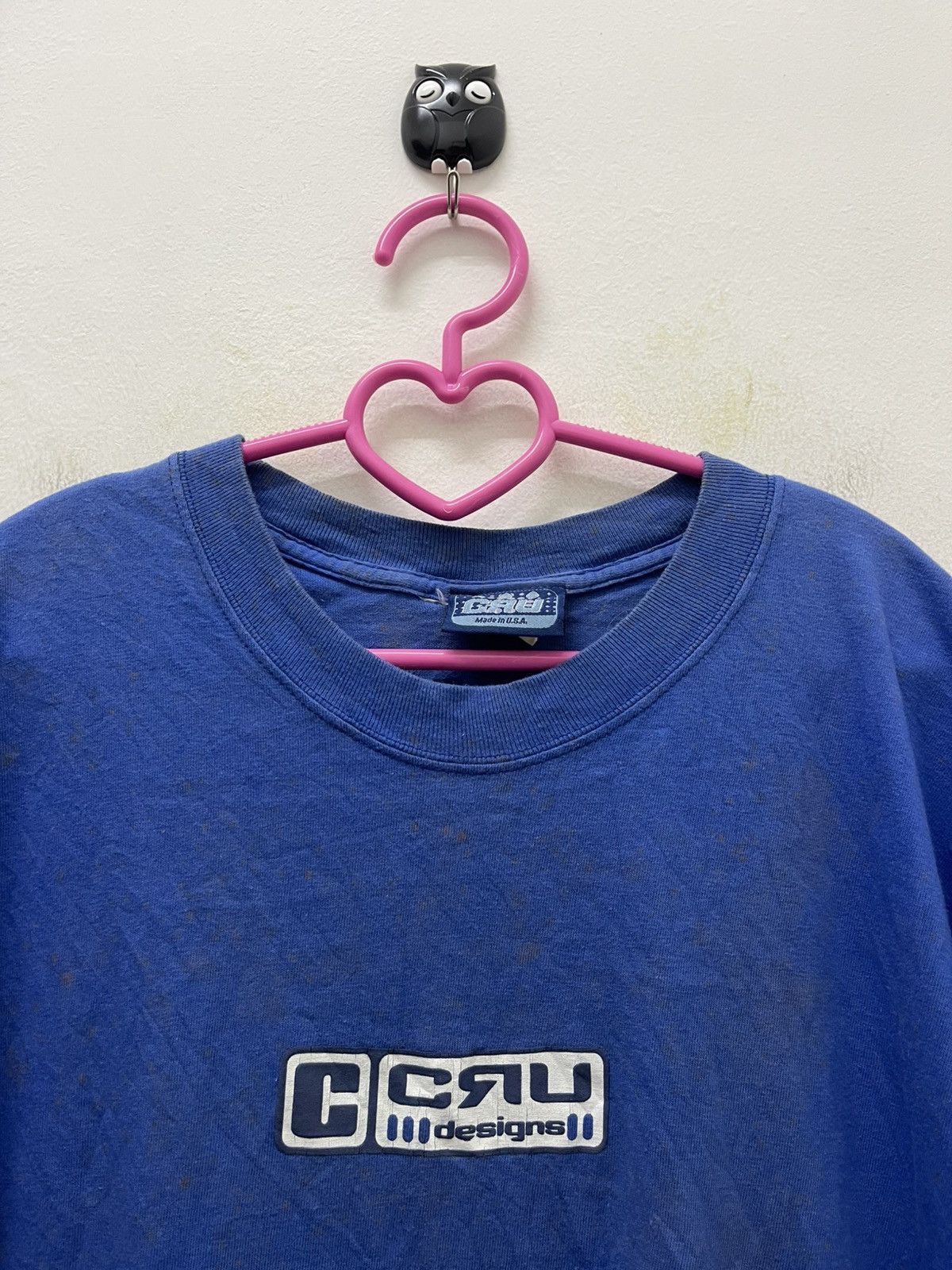 Vintage Rare Vintage CRU DESIGNS Made In USA Box Logo Mud Wash Size US L / EU 52-54 / 3 - 2 Thumbnail