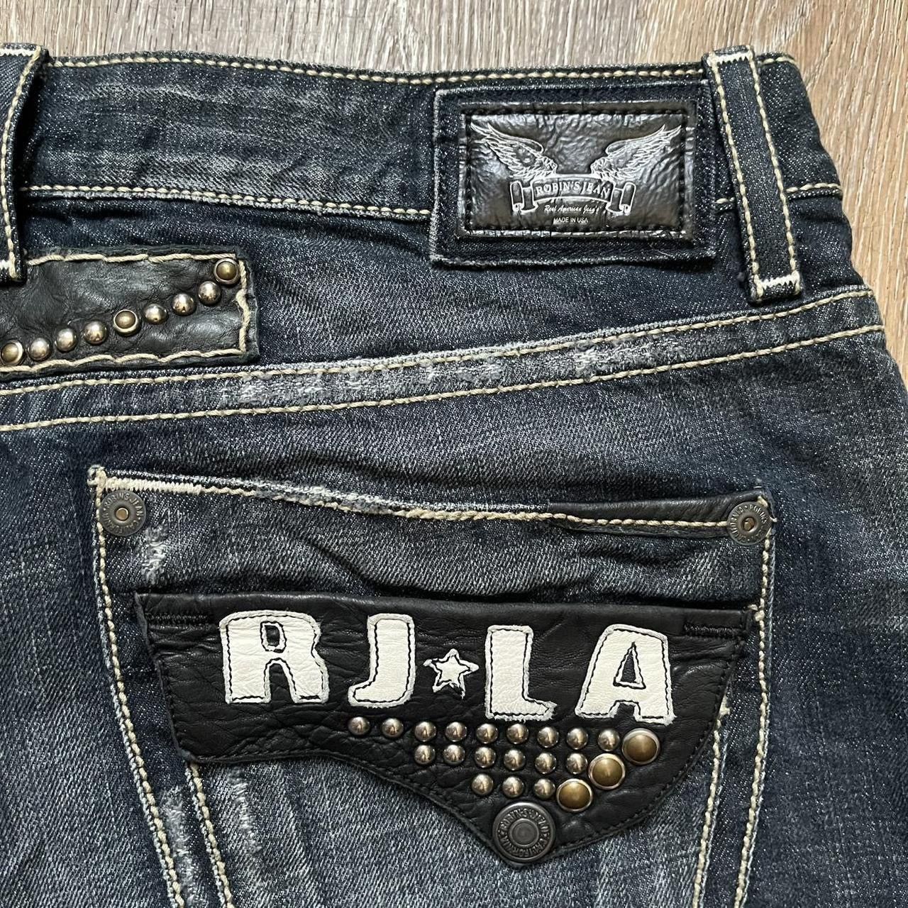 Robins Jeans vintage robins rockstar studded jeans Size US 40 / EU 56 - 3 Thumbnail