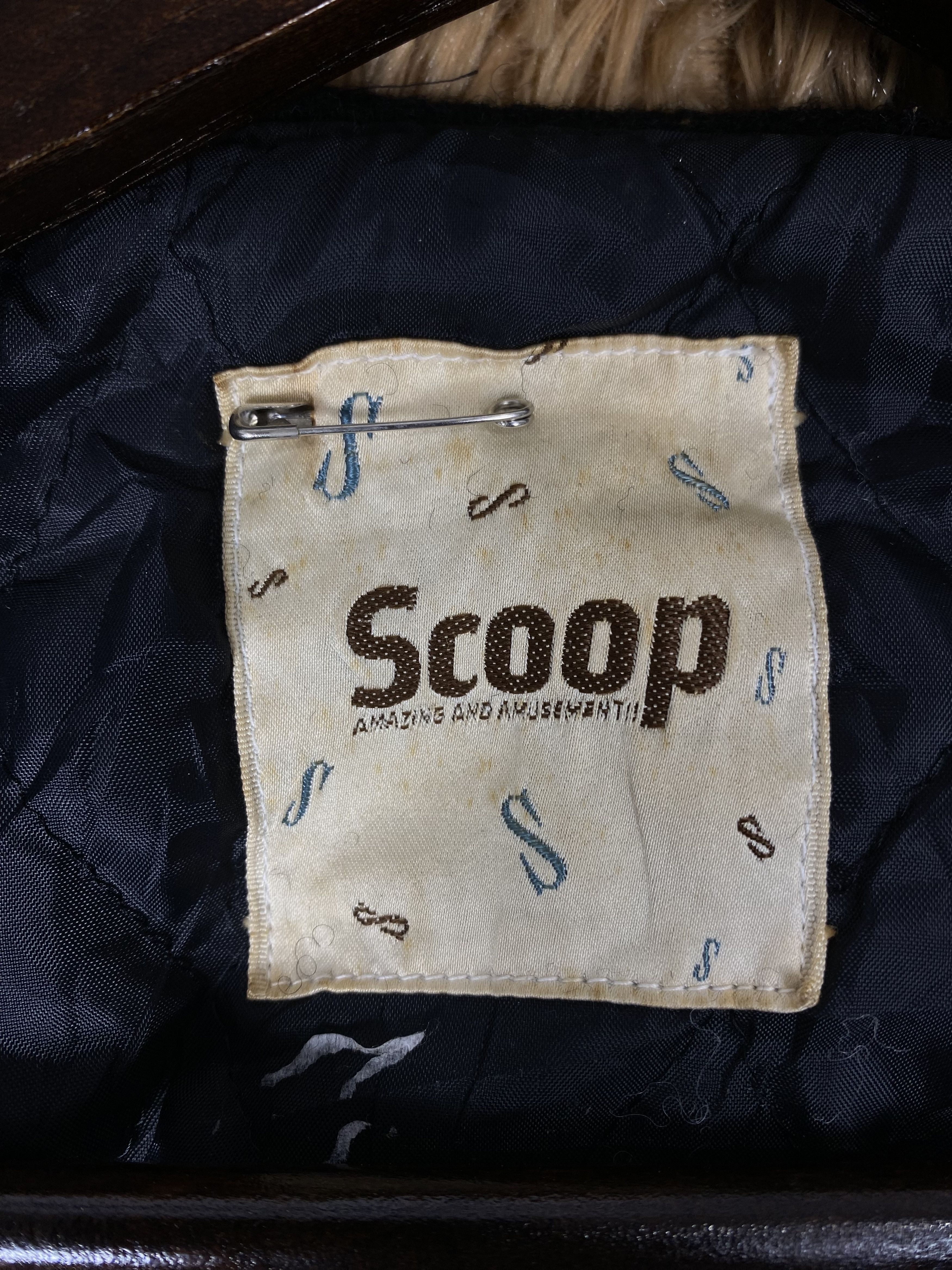 Japanese Brand Vintage Scoop Varsity Leather Sleeve Jacket DJ0209 Size US M / EU 48-50 / 2 - 9 Thumbnail