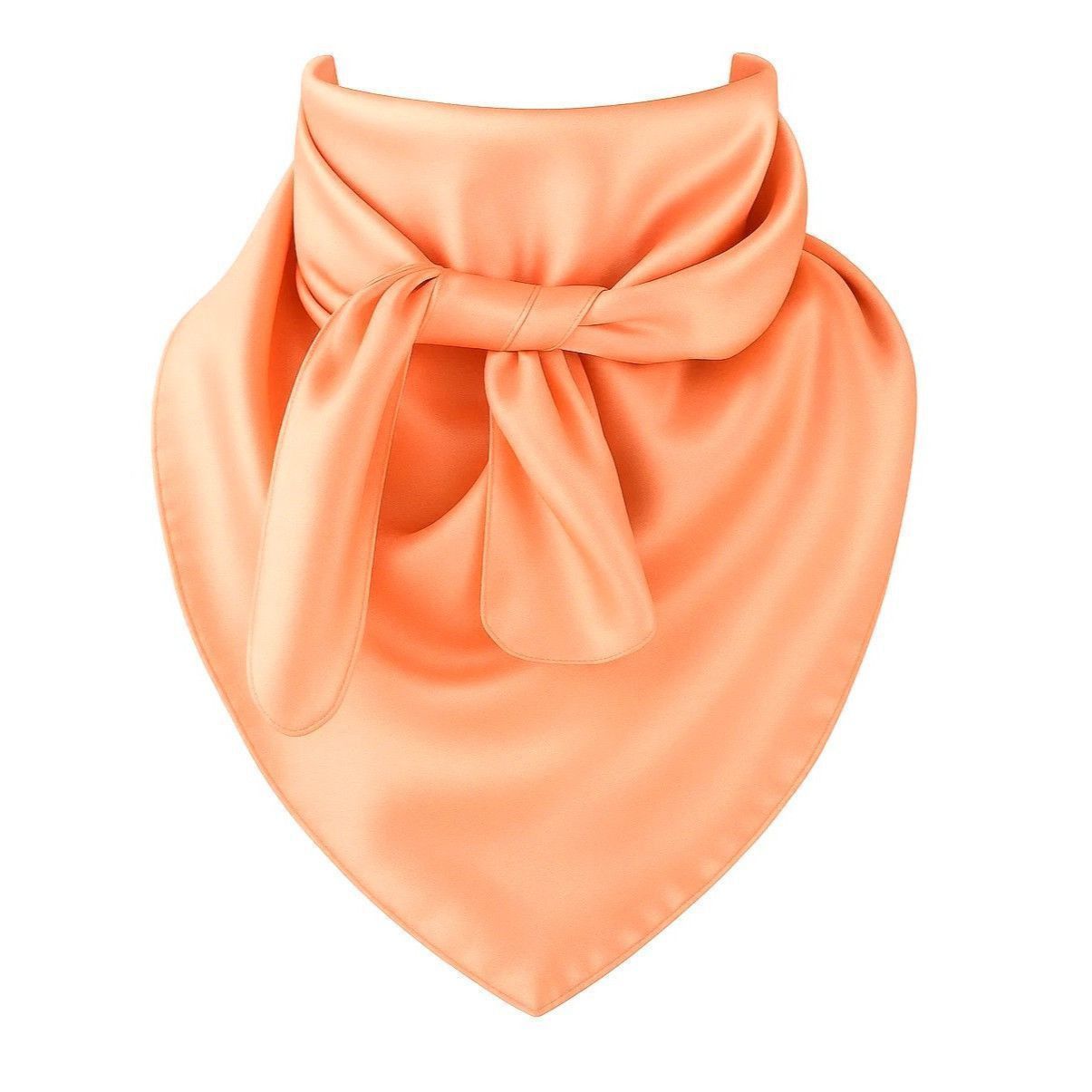 Other Peach Wild Rag Large Scarf 35x35" Satin Western Accessory Co Size ONE SIZE - 1 Thumbnail