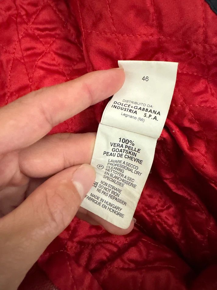Dolce & Gabbana Dolce & Gabbana red trucker Jacket (S) Size US S / EU 44-46 / 1 - 8 Thumbnail