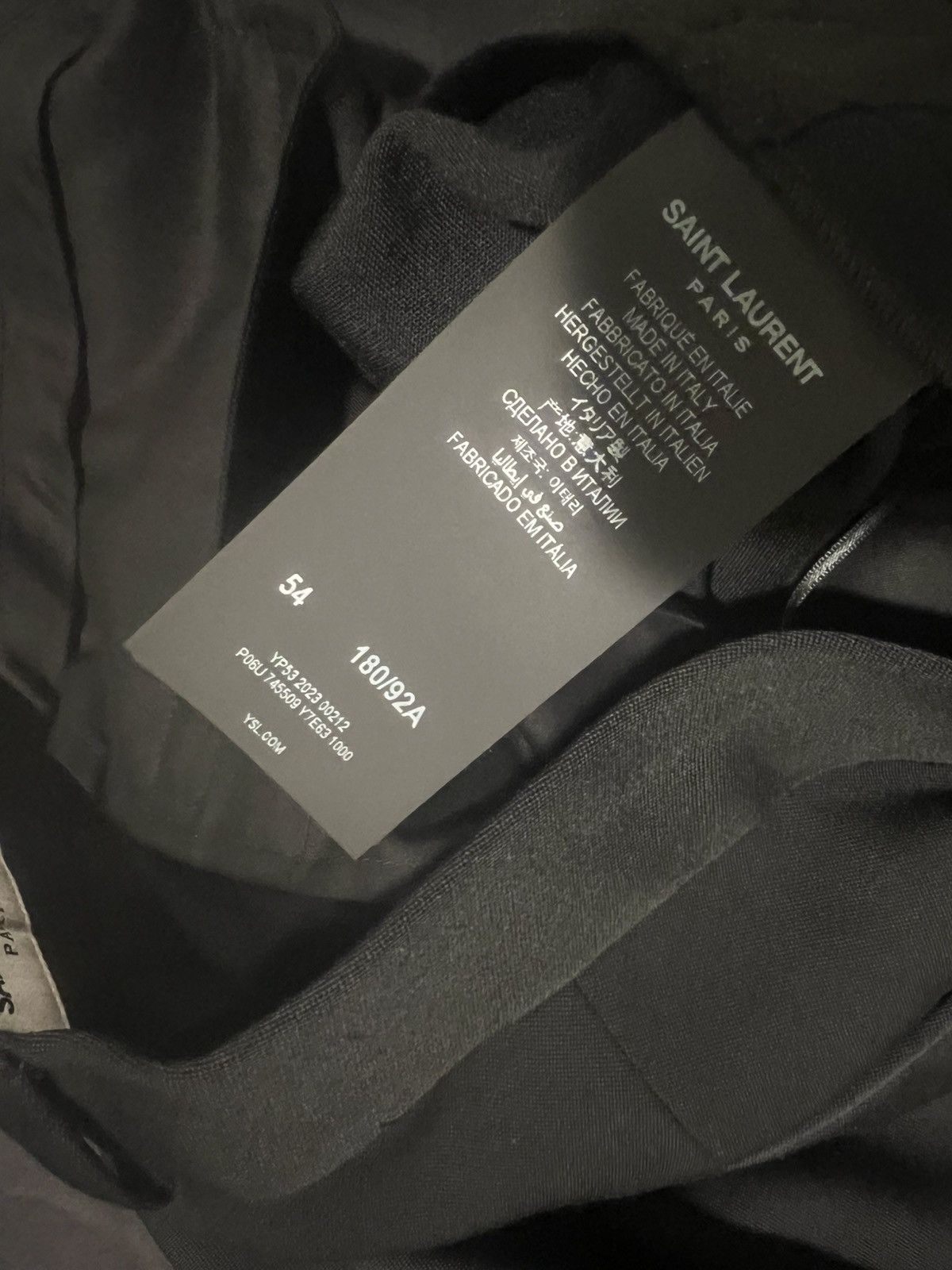 Saint Laurent Paris Saint Laurent mens dress pants. 54/38. $1550 Size 54R - 10 Thumbnail